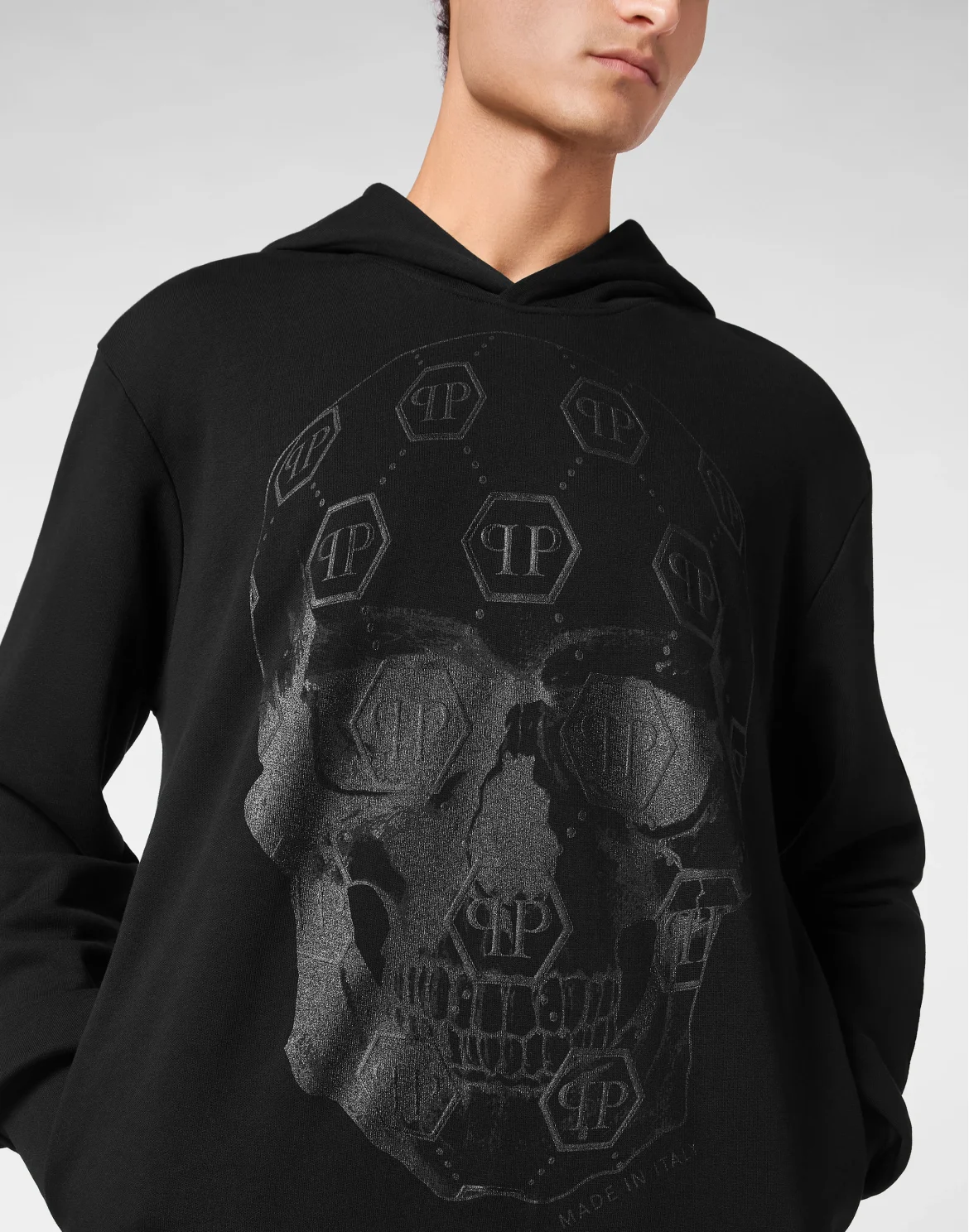 Hoodie sweatshirt Skull, цвет: Черный