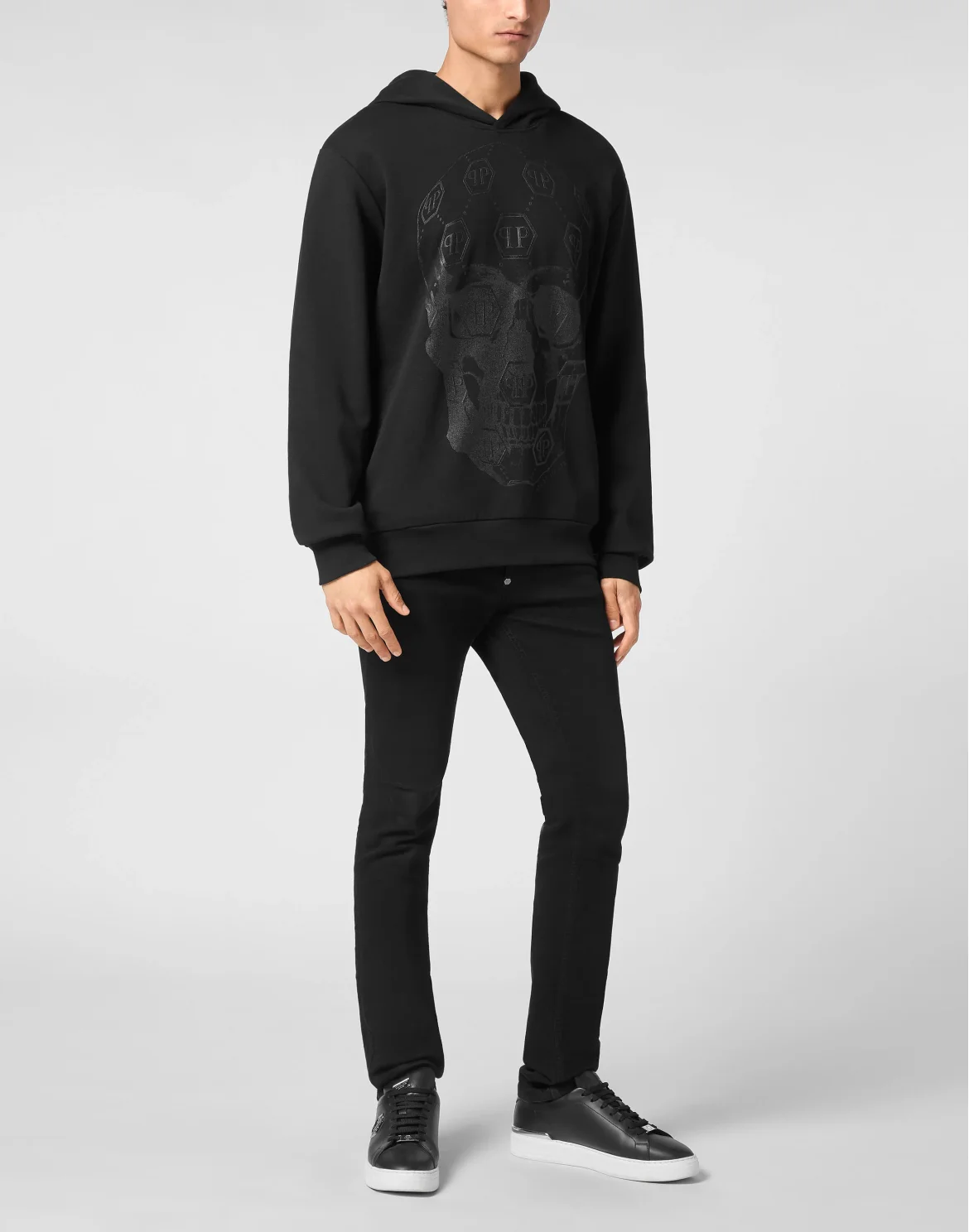 Hoodie sweatshirt Skull, цвет: Черный
