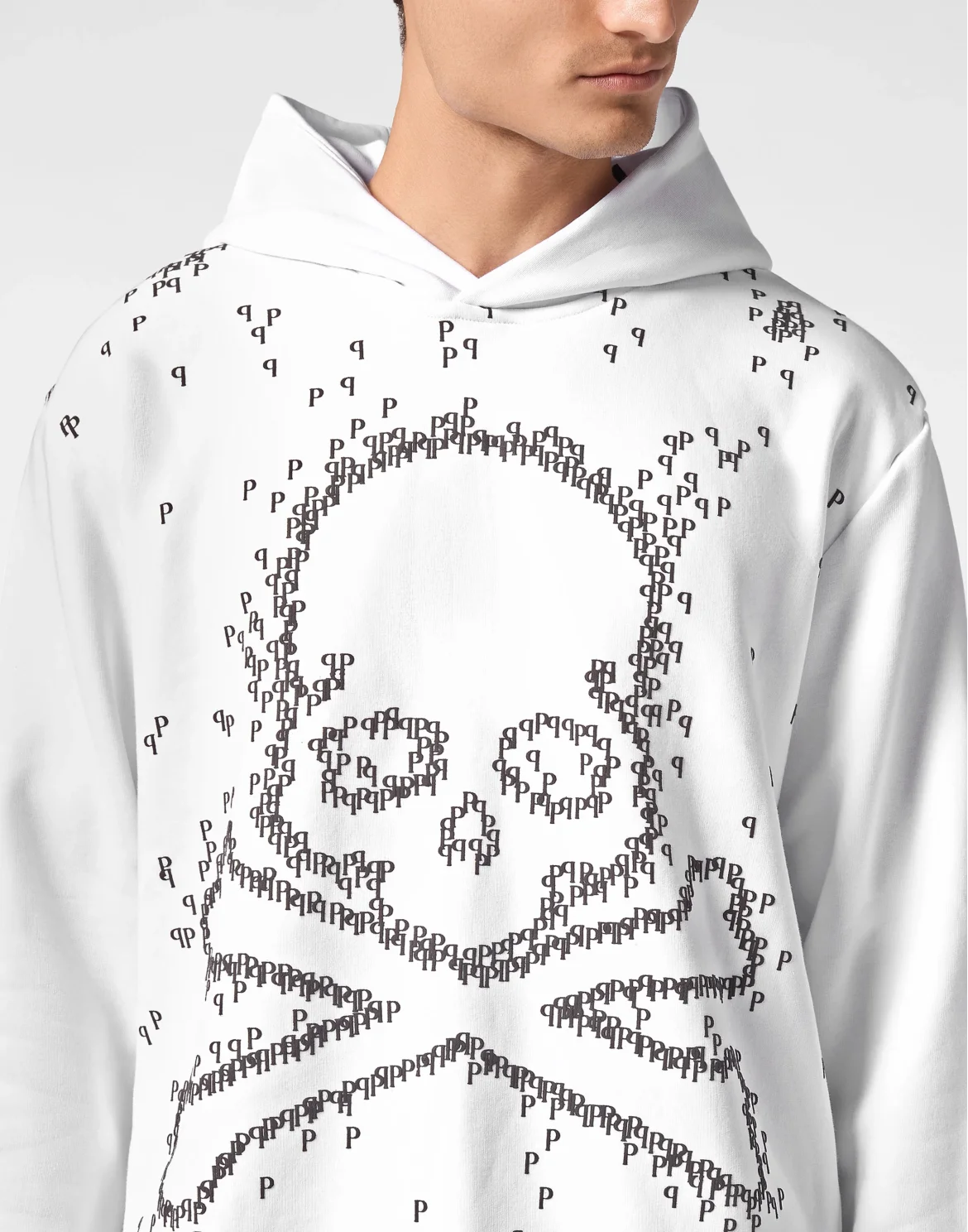 Hoodie Sweatshirt Skull&Bones, цвет: Белый