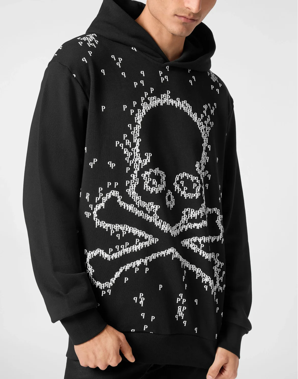 Hoodie Sweatshirt Skull&Bones, цвет: Черный