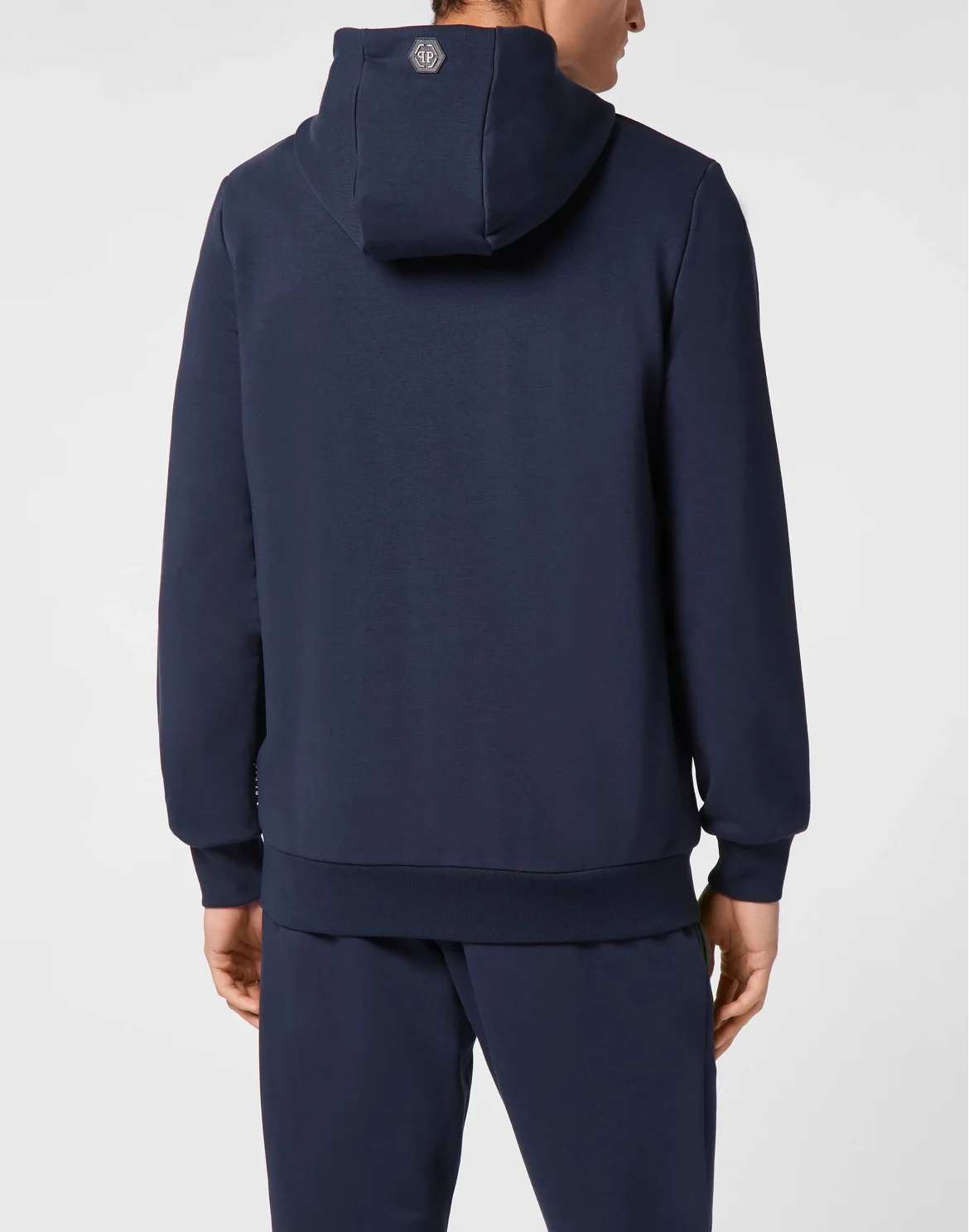 Zipped Hoodie Sweatshirt Skull strass, цвет: Синий