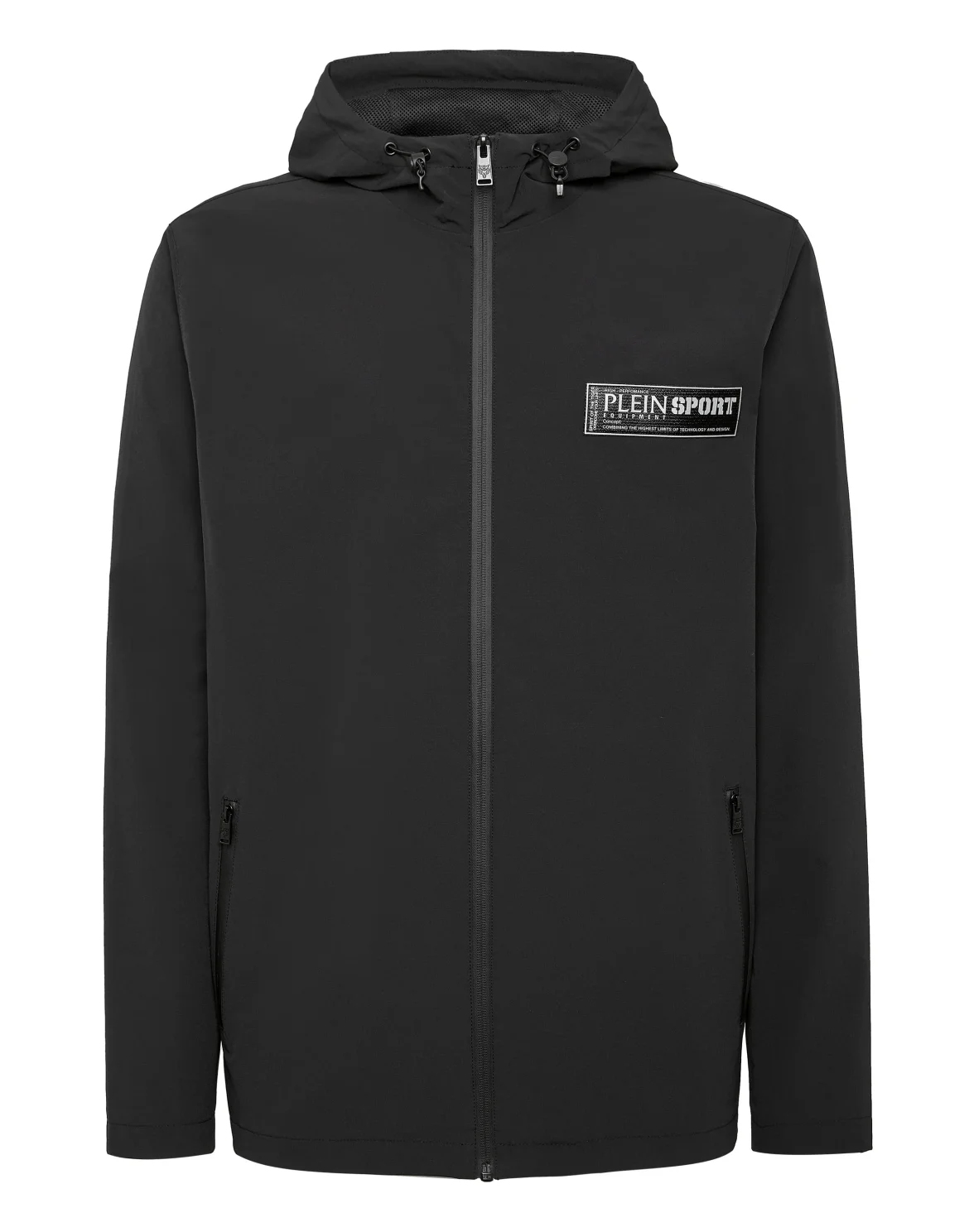 Nylon K-Way Jacket, цвет: Черный