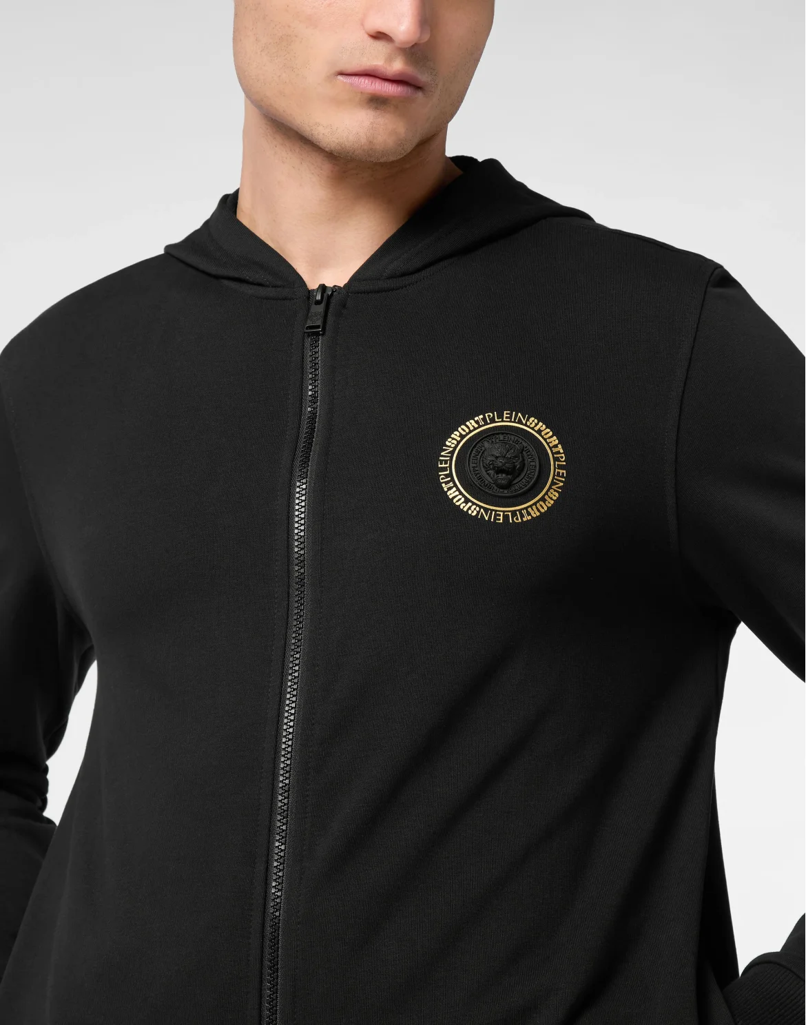 Hoodie Sweatjacket Tiger, цвет: Черный