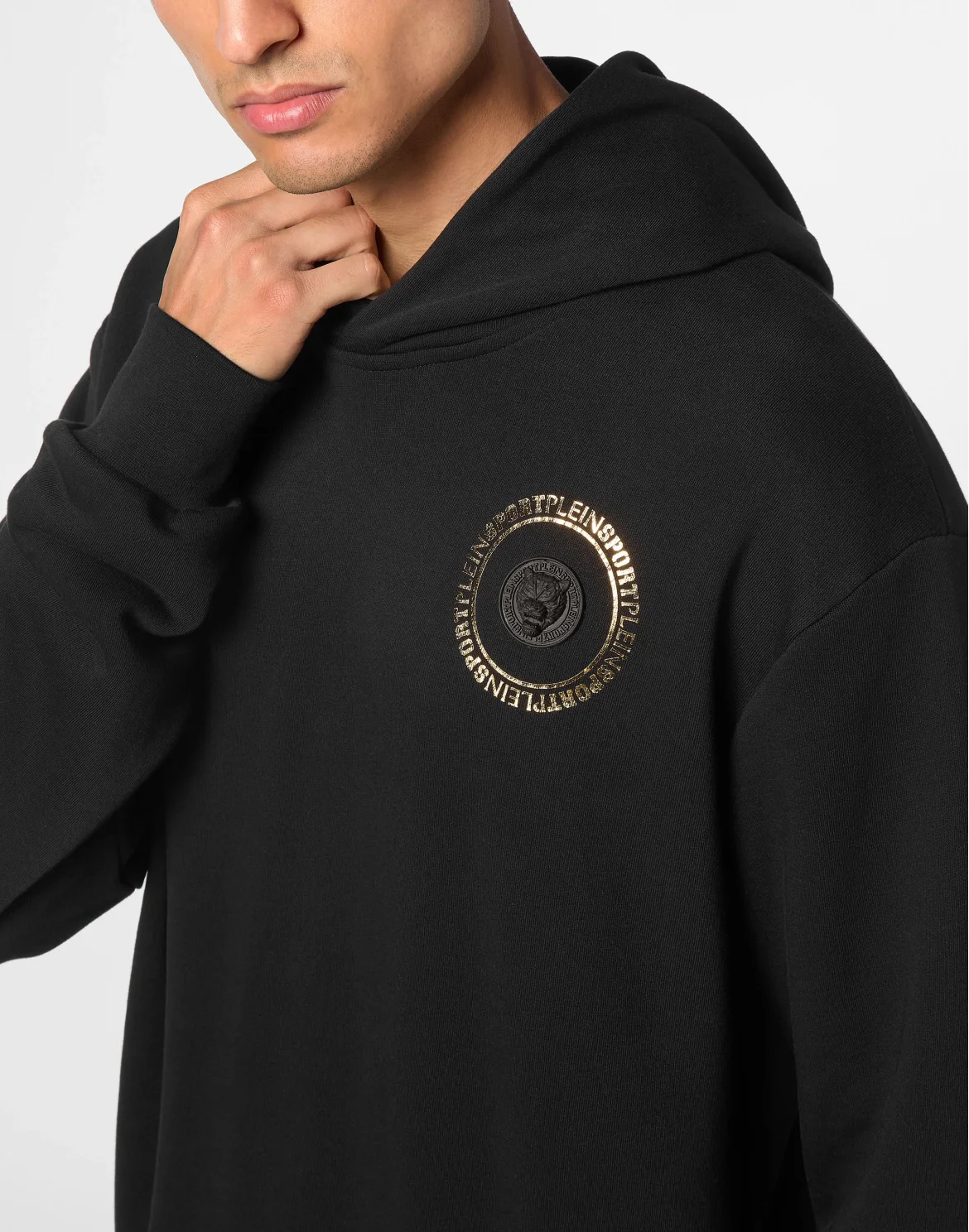 Hoodie Sweatshirt Tiger, цвет: Черный