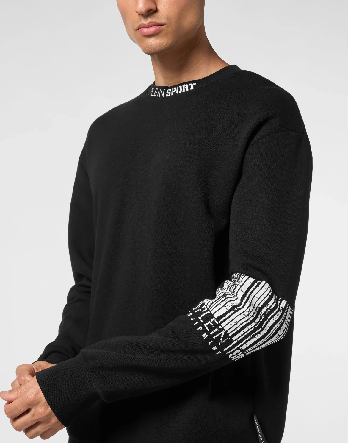 Sweatshirt LS Barcode, цвет: Черный