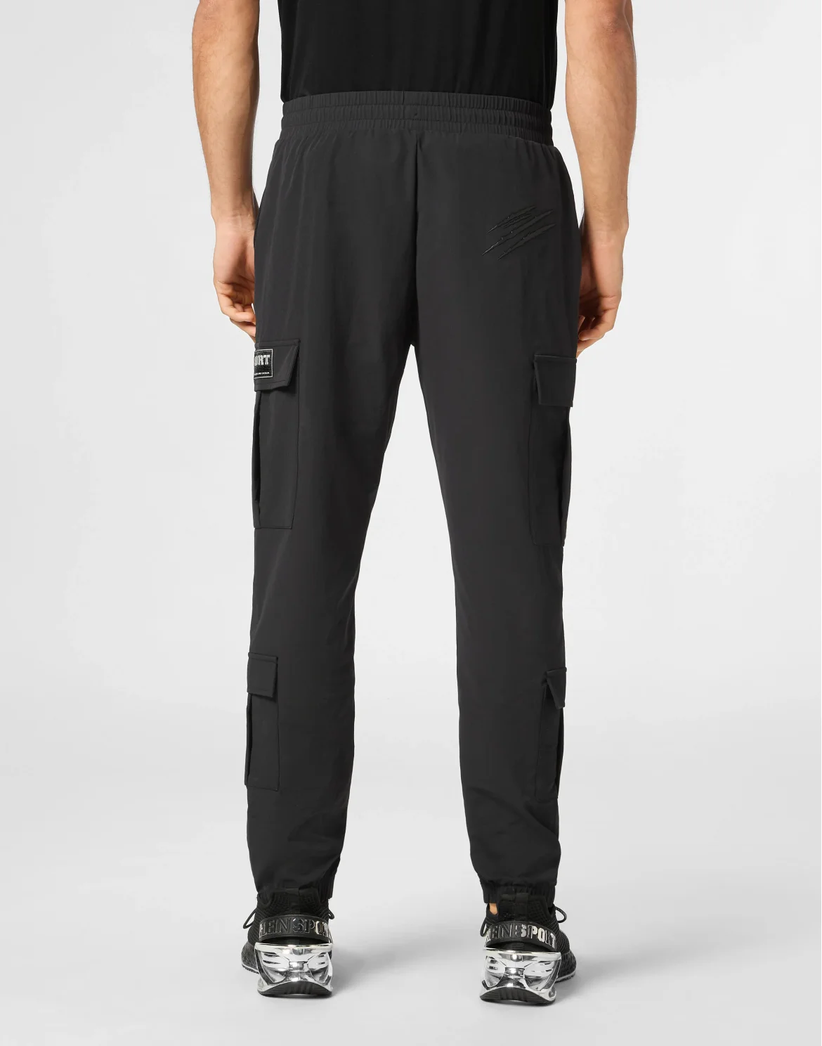 Nylon Jogging Trousers, цвет: Черный