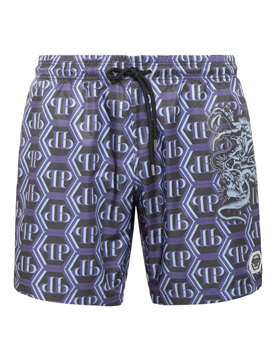Short Swim Boxer Dragon Monogram, цвет: Синий