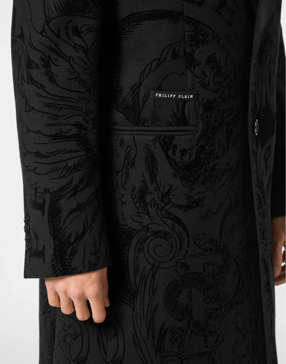 Wool Gianni Coat, цвет: Черный