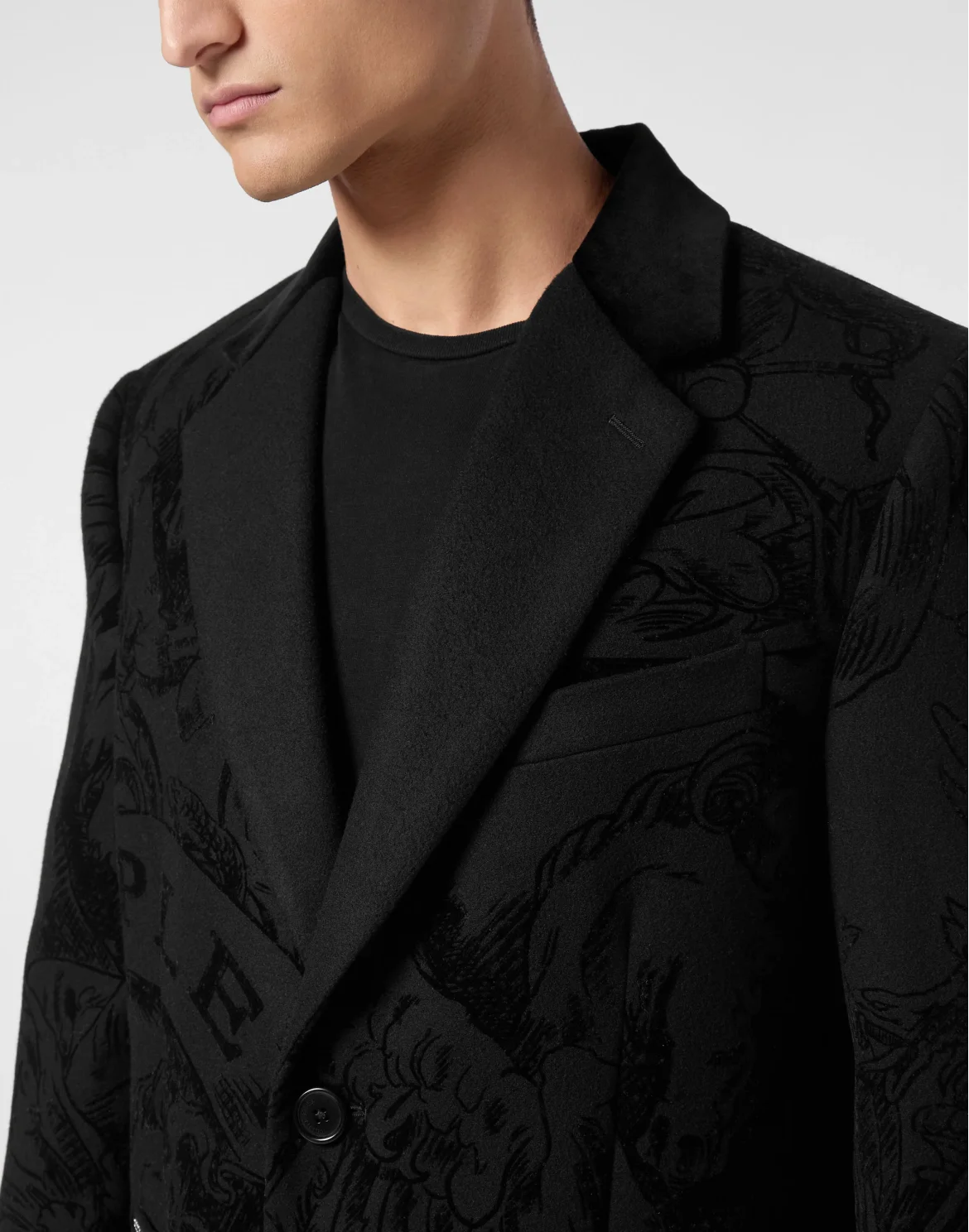 Wool Gianni Coat, цвет: Черный