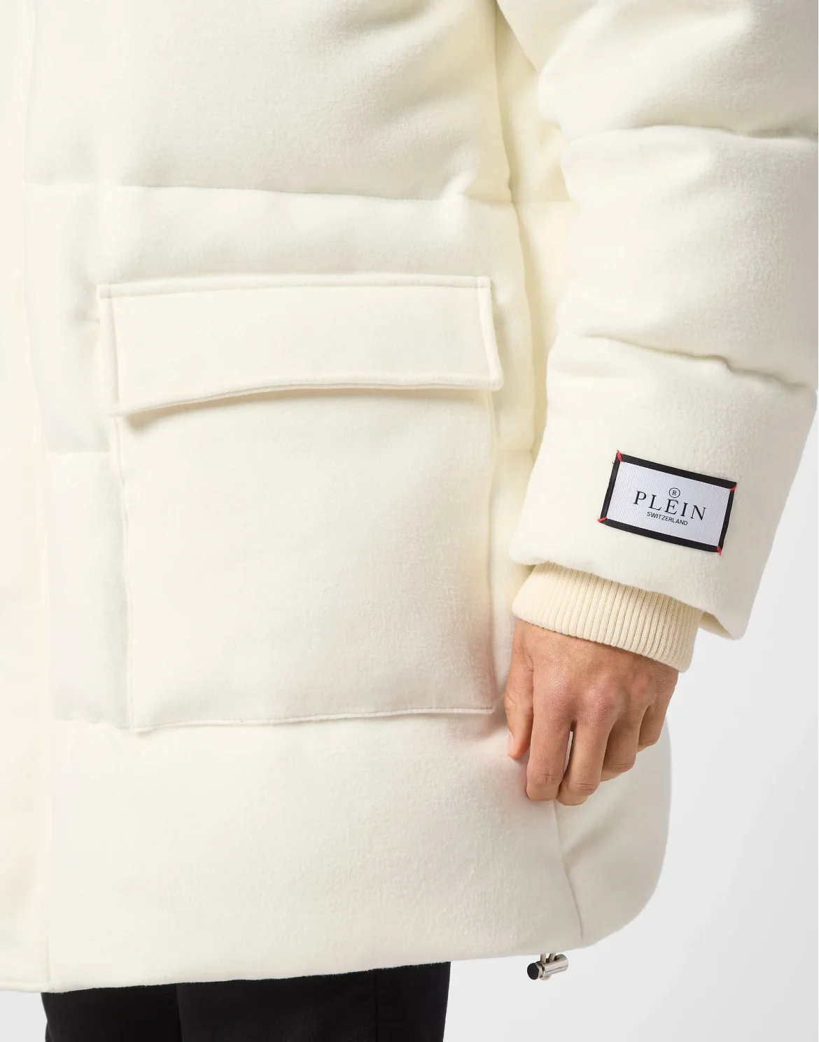Down Jacket WIth Fur Hood, цвет: Белый