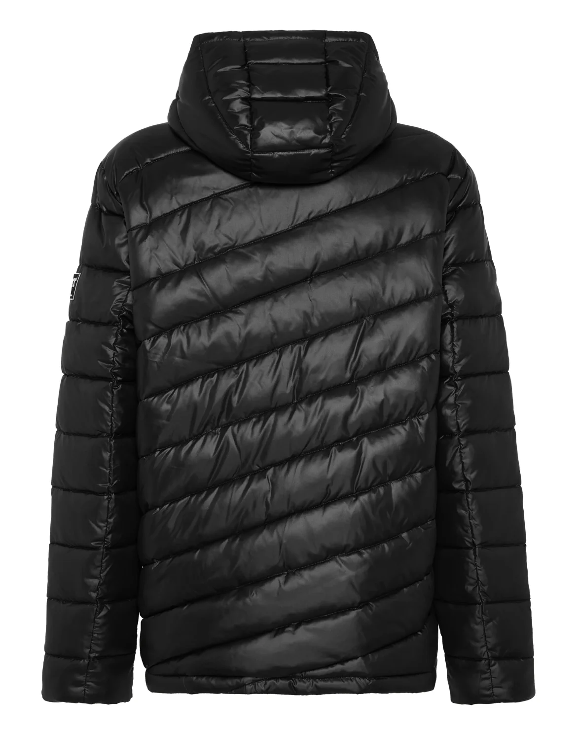 Nylon Puffered Jacket, цвет: Черный