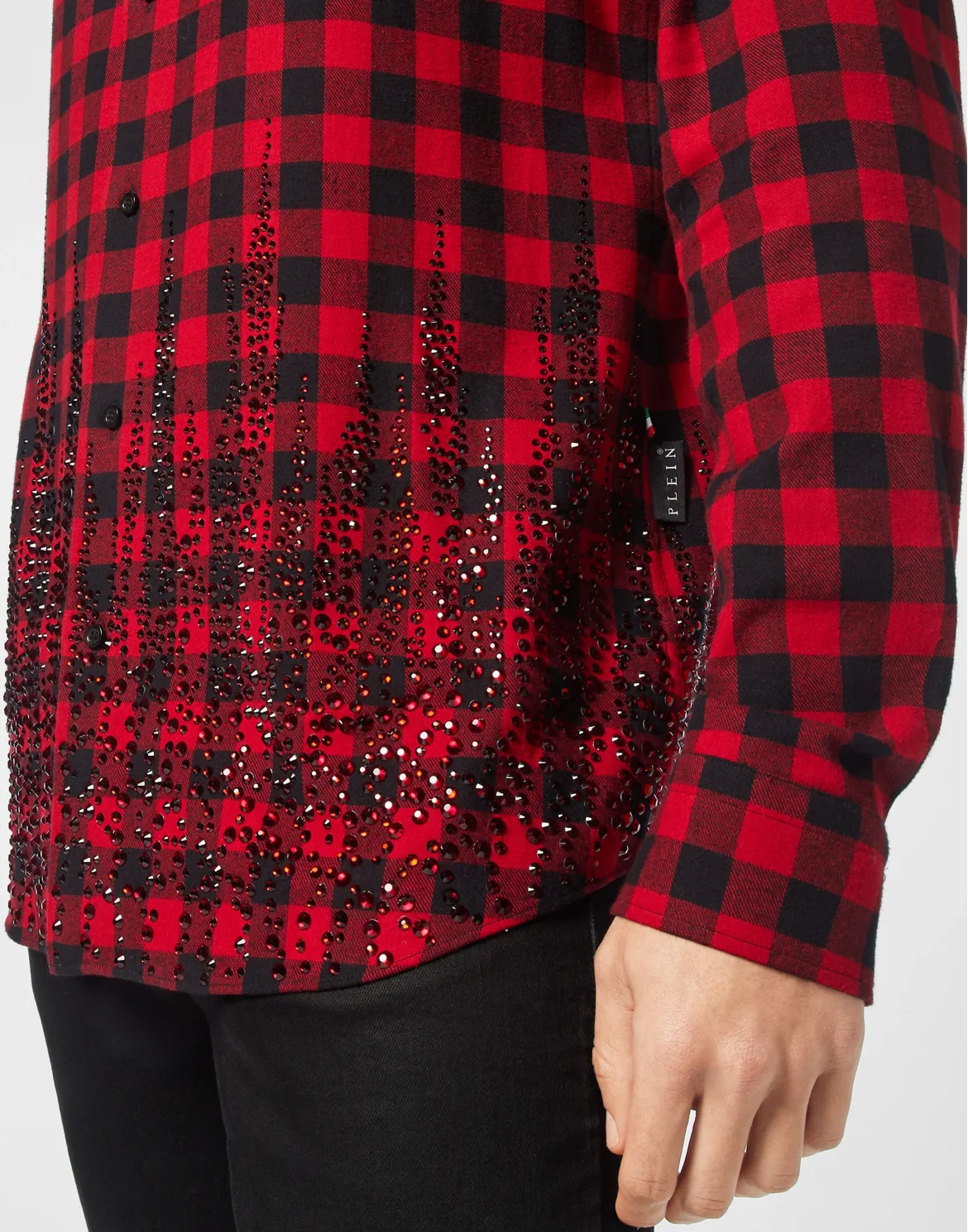Shirt Sugar Daddy Cut LS Flame, цвет: Красный