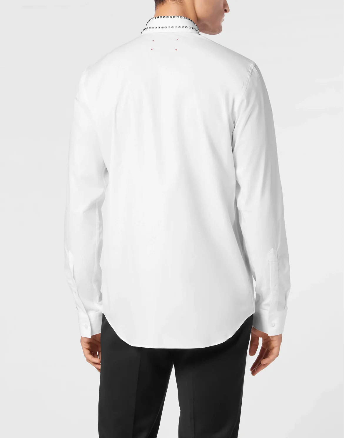 Shirt Sugar Daddy Cut LS Studs, цвет: Белый
