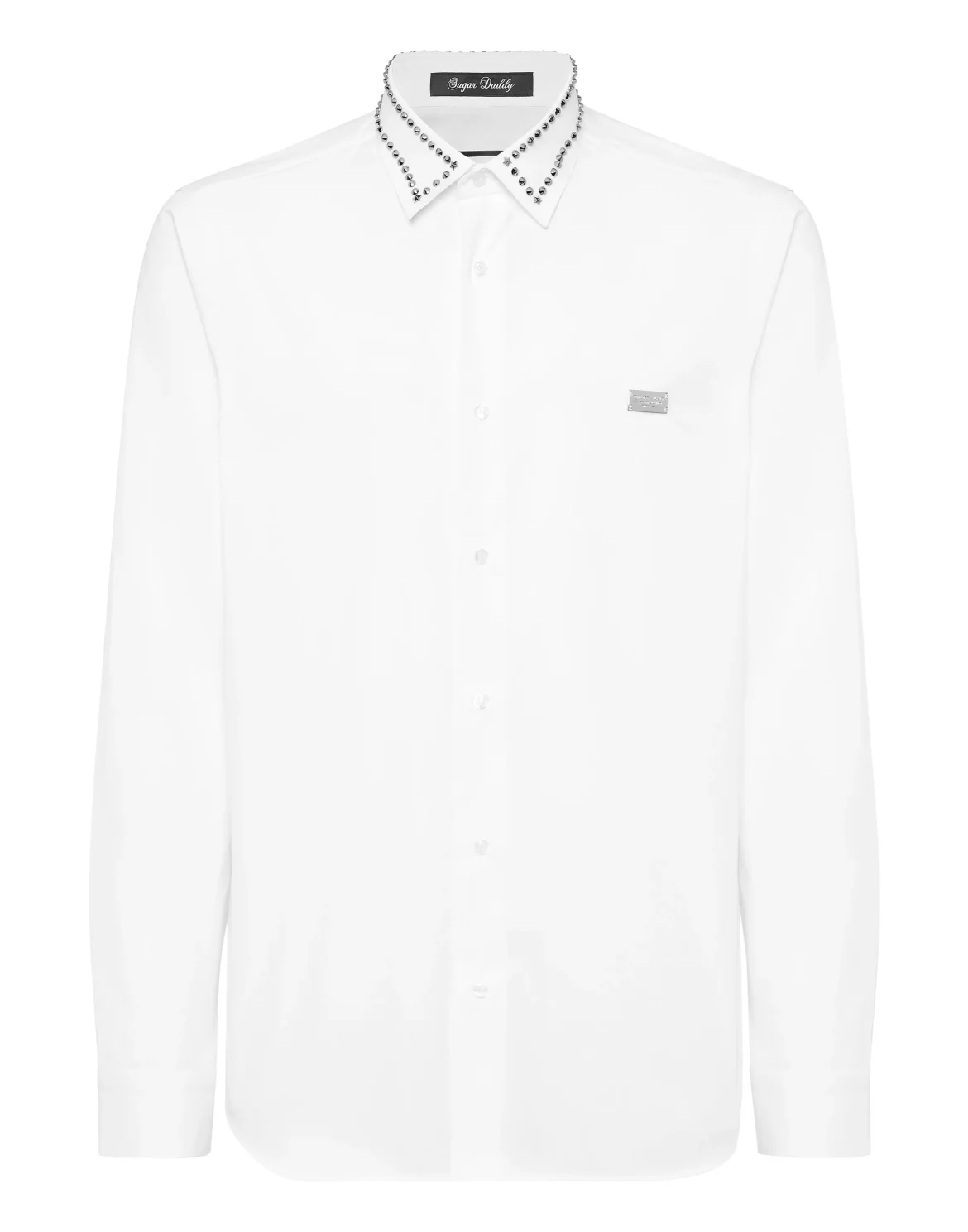 Shirt Sugar Daddy Cut LS Studs, цвет: Белый