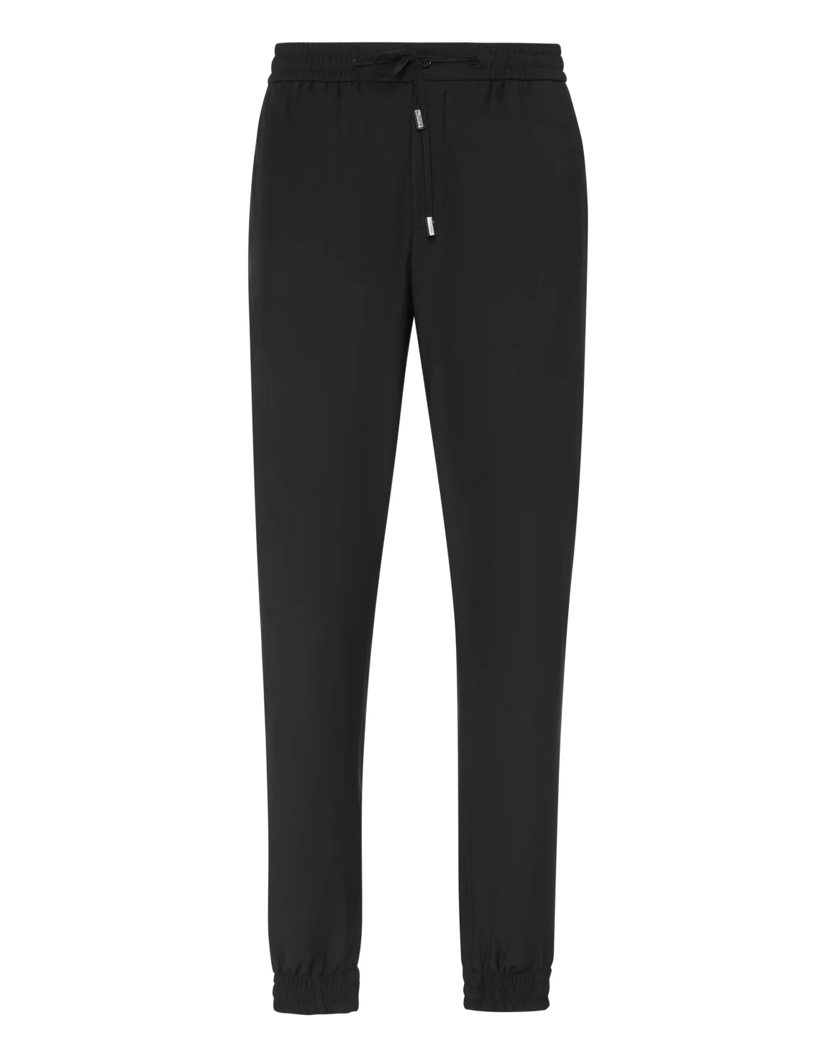 Wool Jogging Trousers, цвет: Черный