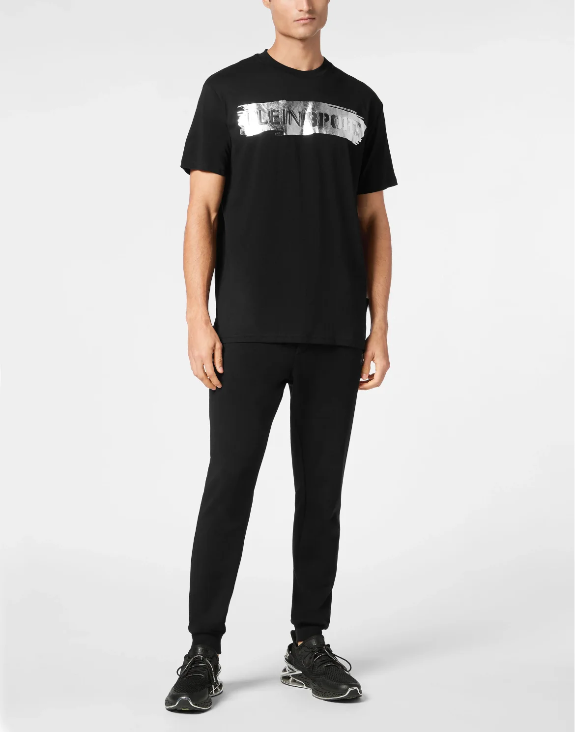 T-shirt Round Neck SS Silver Brush, цвет: Черный