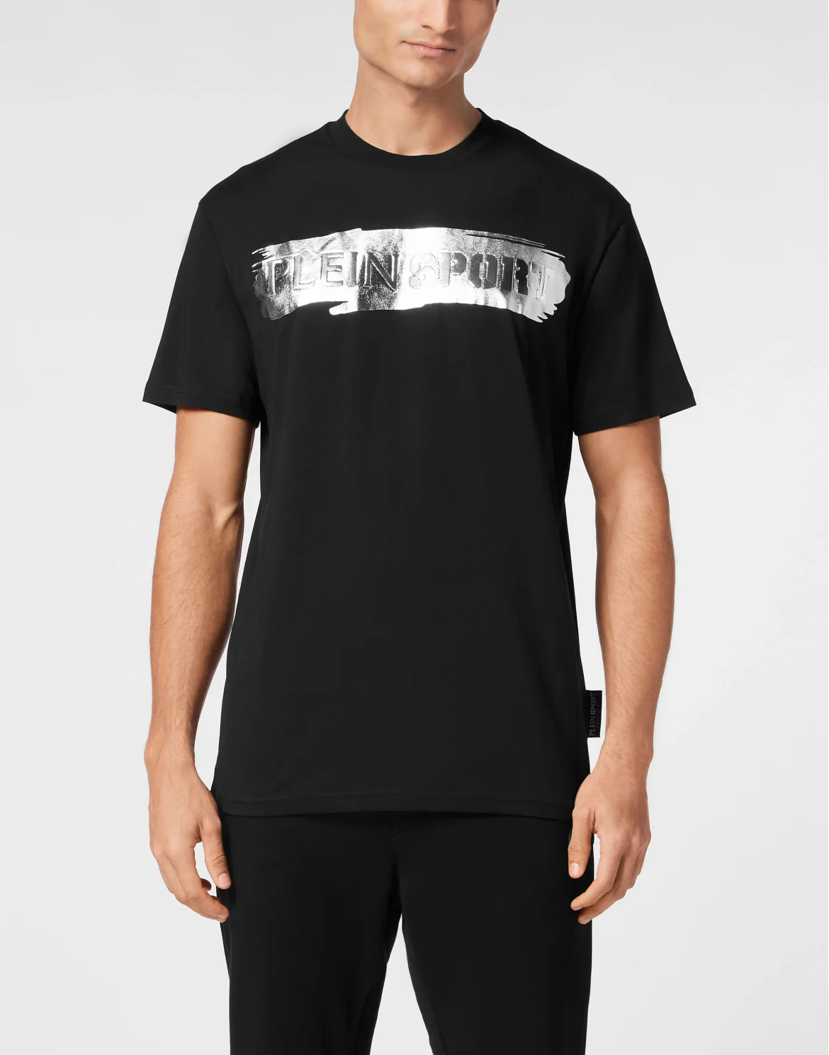 T-shirt Round Neck SS Silver Brush, цвет: Черный