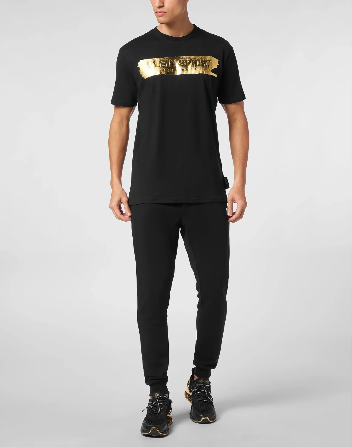 T-shirt Round Neck SS Silver Brush, цвет: Черный