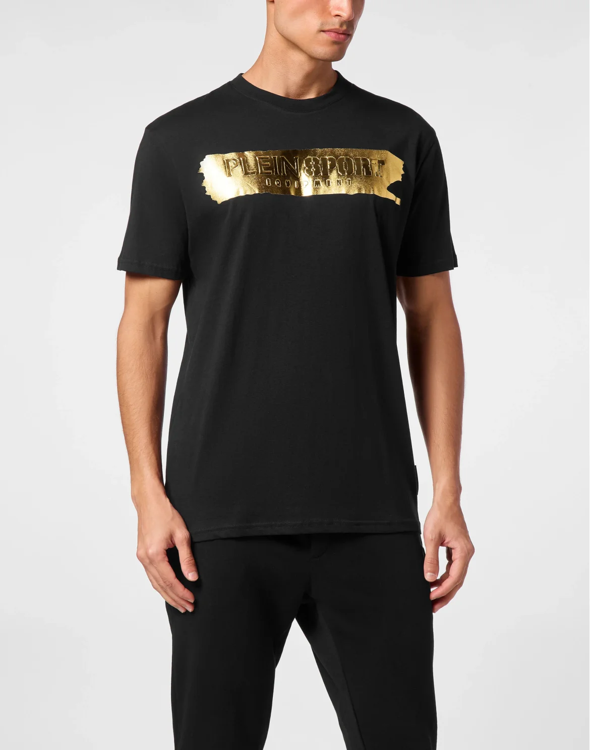 T-shirt Round Neck SS Silver Brush, цвет: Черный