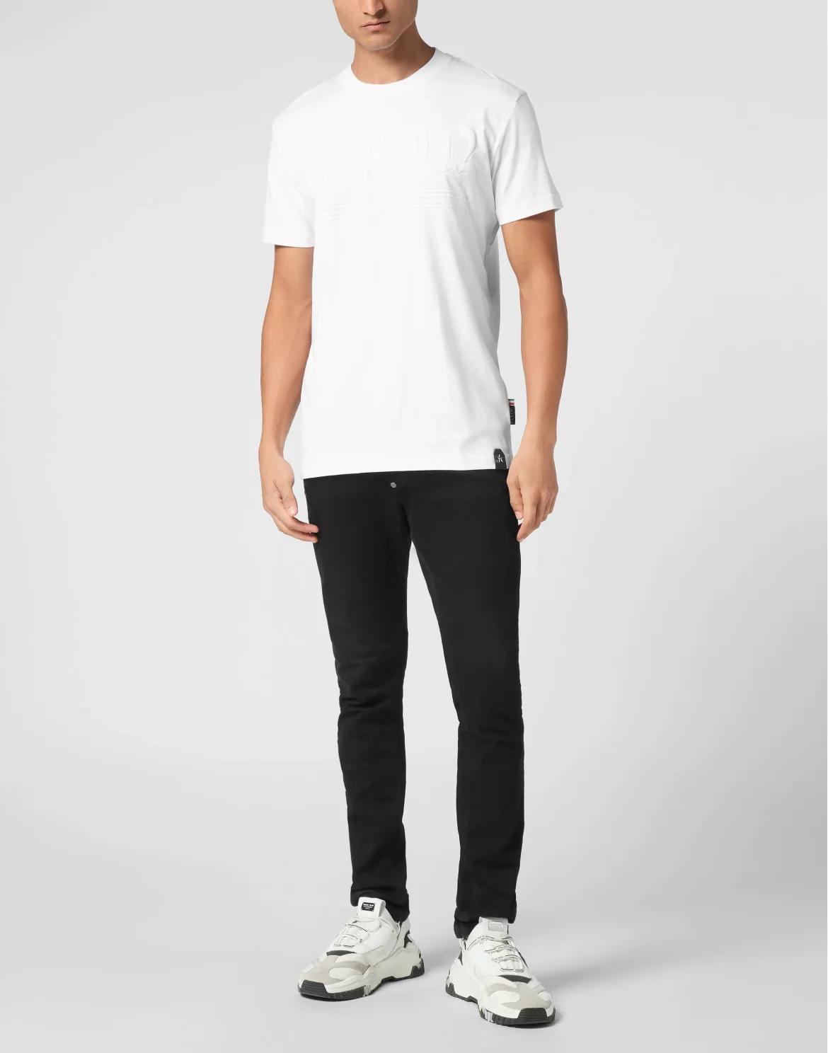 T-shirt Round Neck SS Gothic Plein, цвет: Белый