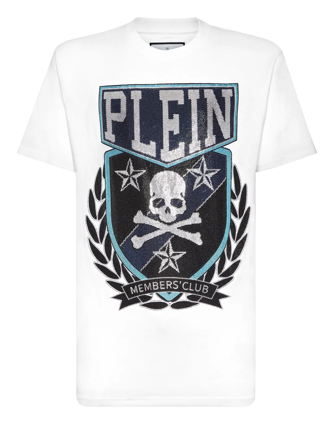 T-shirt Round Neck SS With Patch Skull&Bones, цвет: Белый
