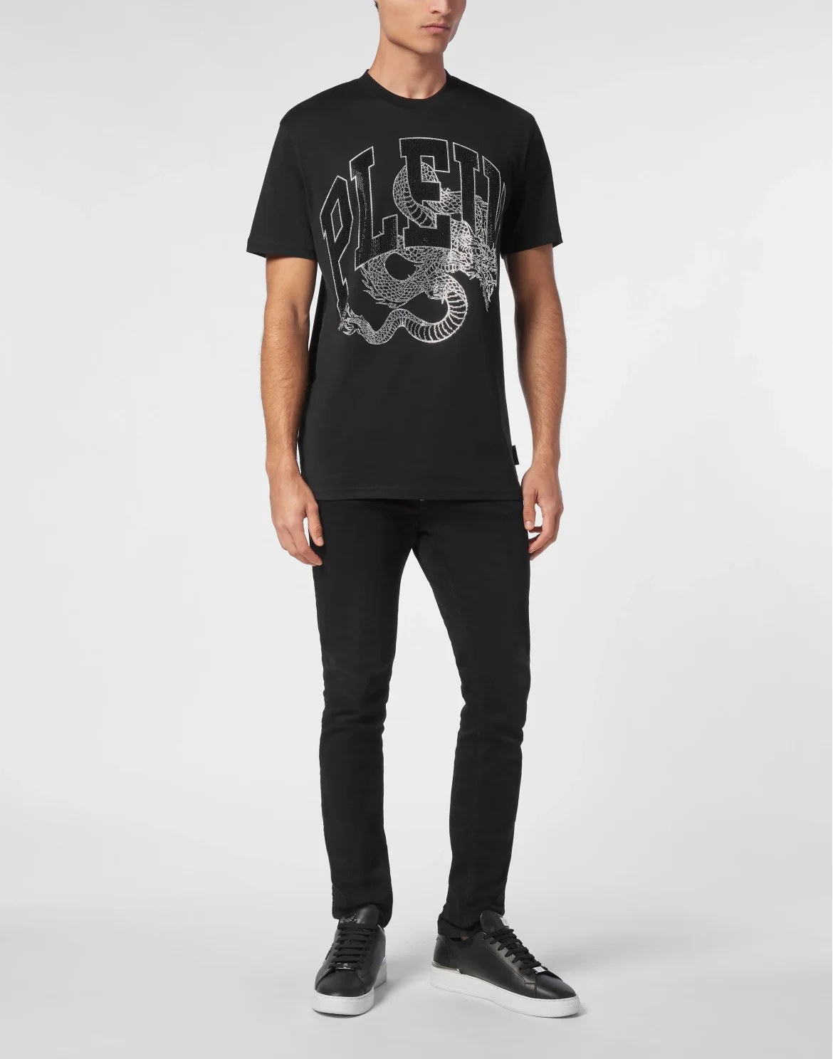 T-shirt Round Neck SS Dragon, цвет: Черный