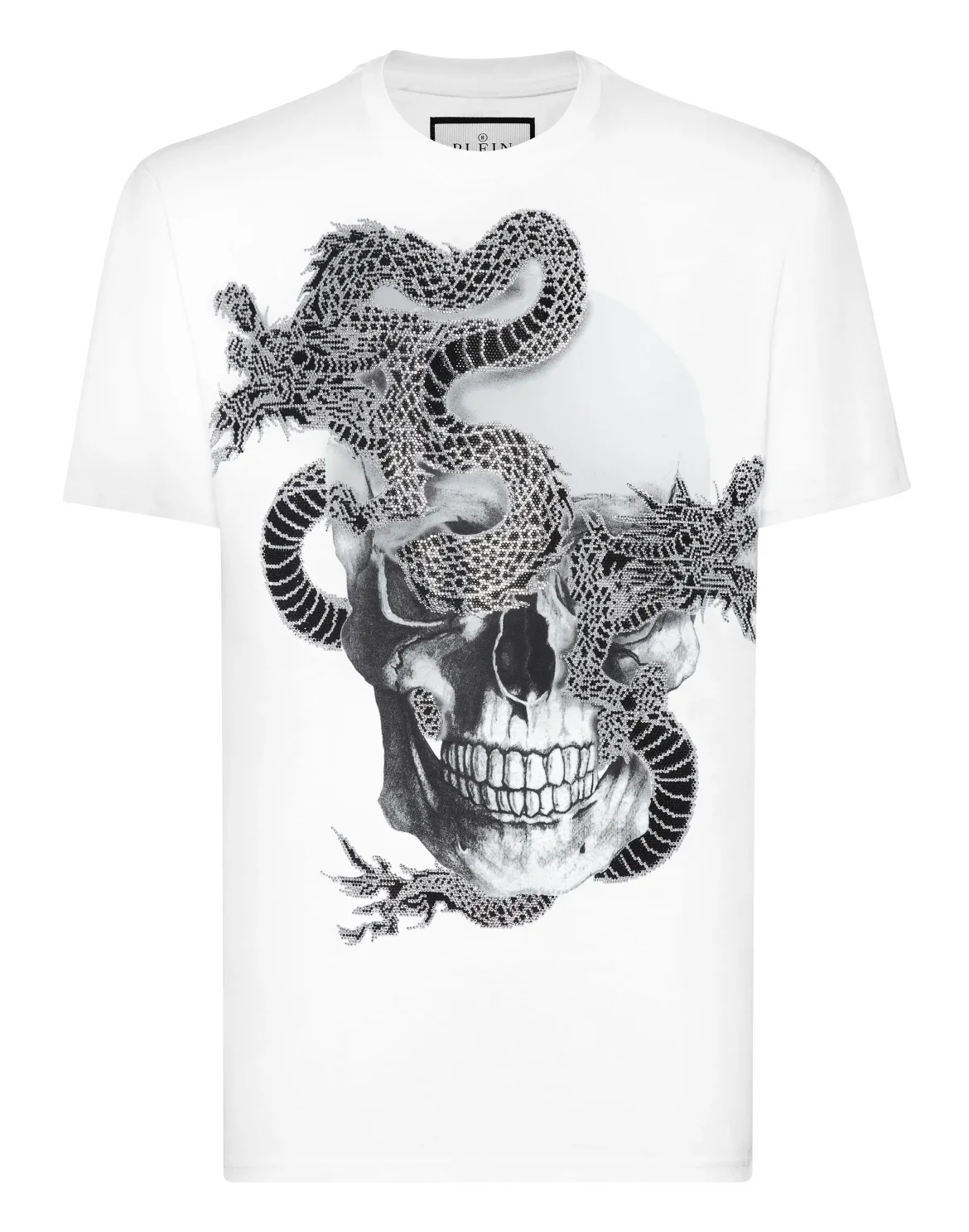 T-shirt Round Neck SS Dragon Skull, цвет: Белый
