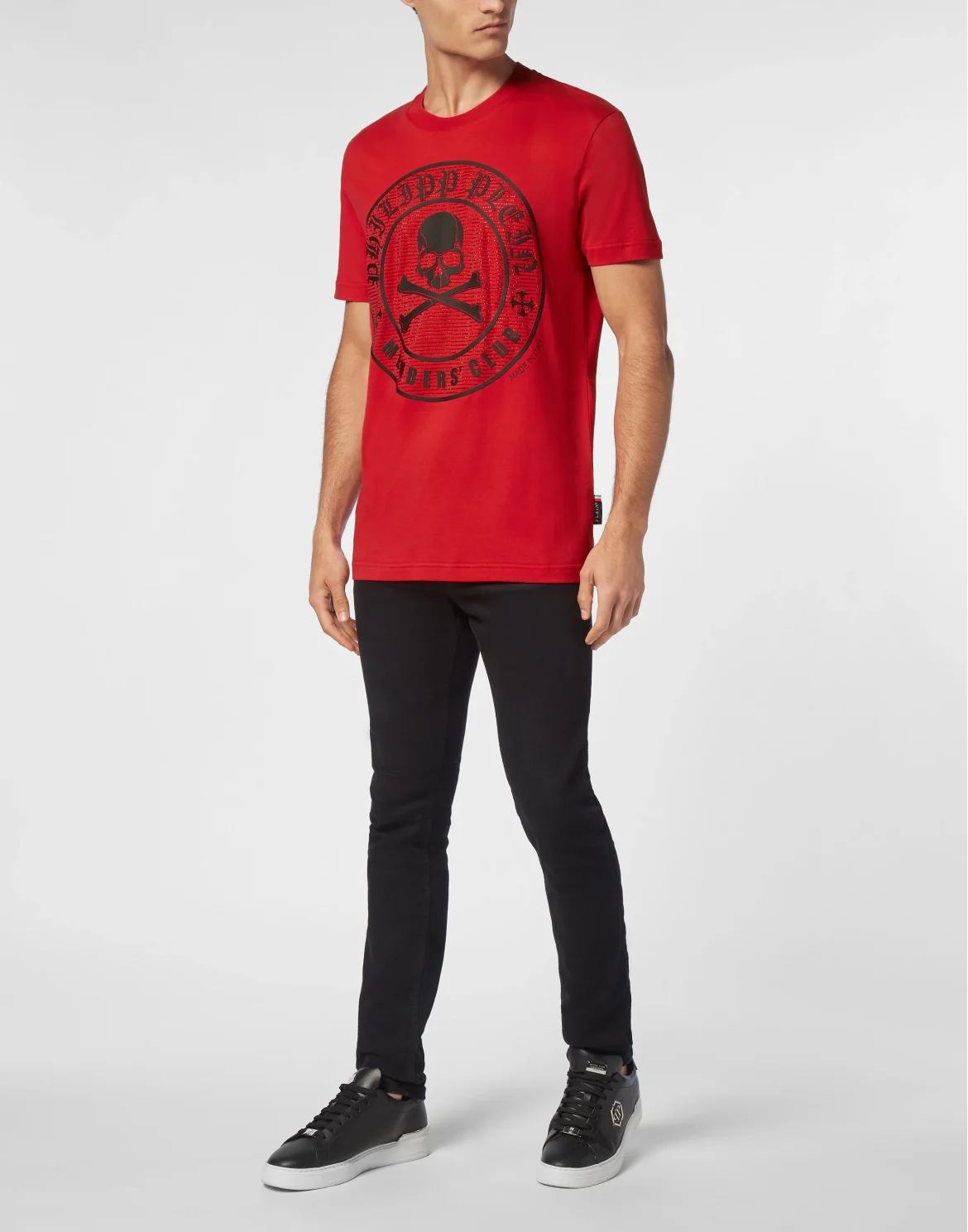 T-shirt Round Neck SS Skull&Bones, цвет: Красный