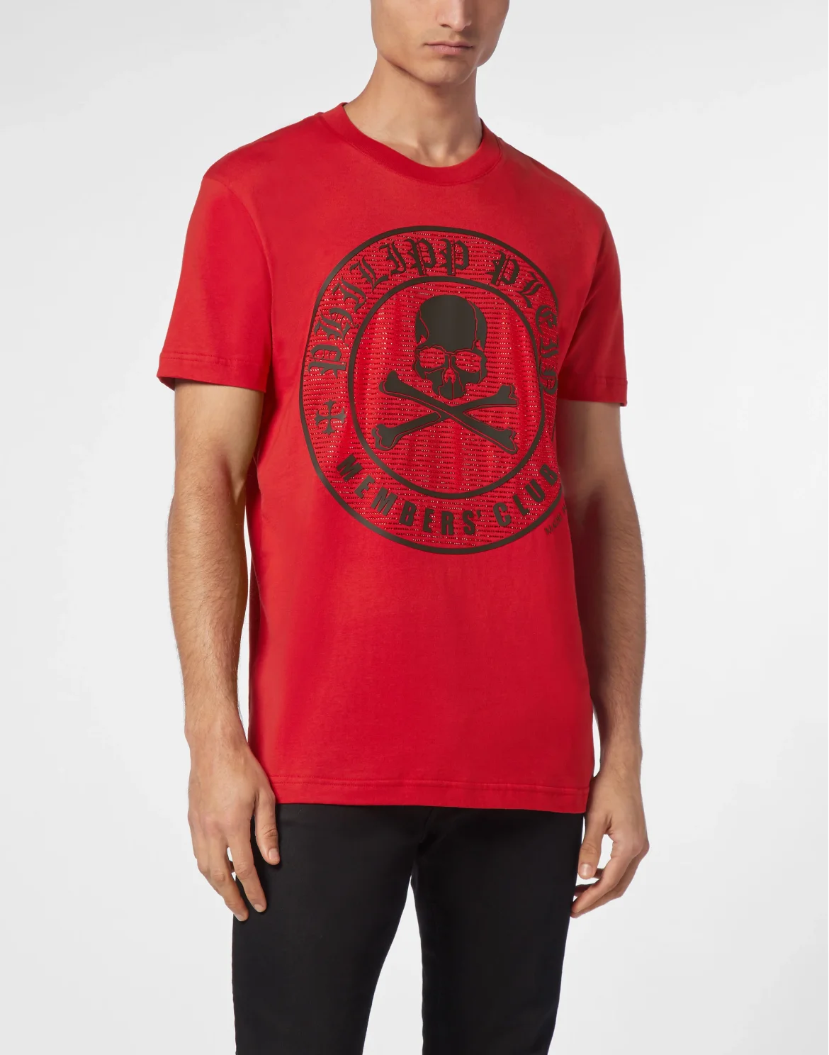 T-shirt Round Neck SS Skull&Bones, цвет: Красный