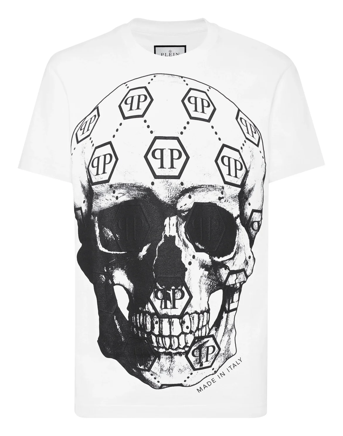 T-shirt Round Neck SS Skull, цвет: Белый