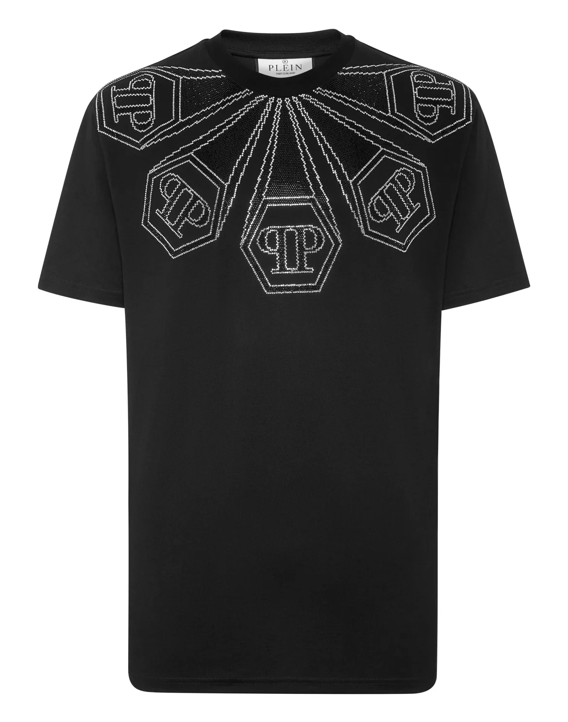 T-shirt Round Neck SS Hexagon, цвет: Черный