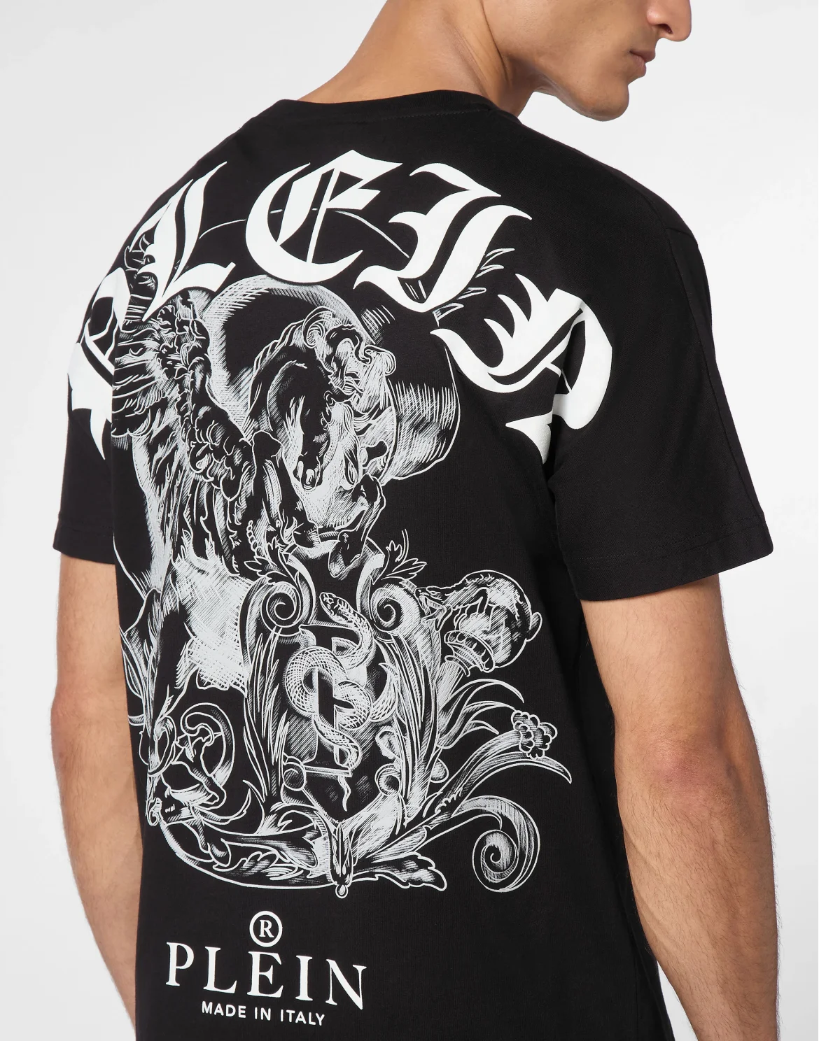 Round Neck T-Shirt, цвет: Черный
