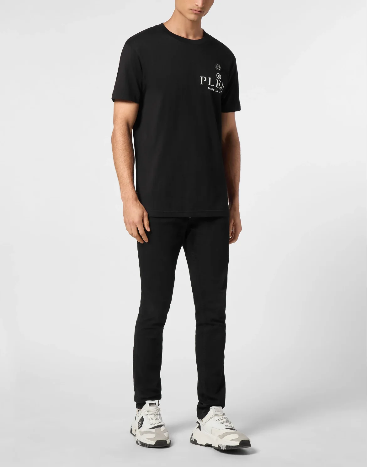 Round Neck T-Shirt, цвет: Черный