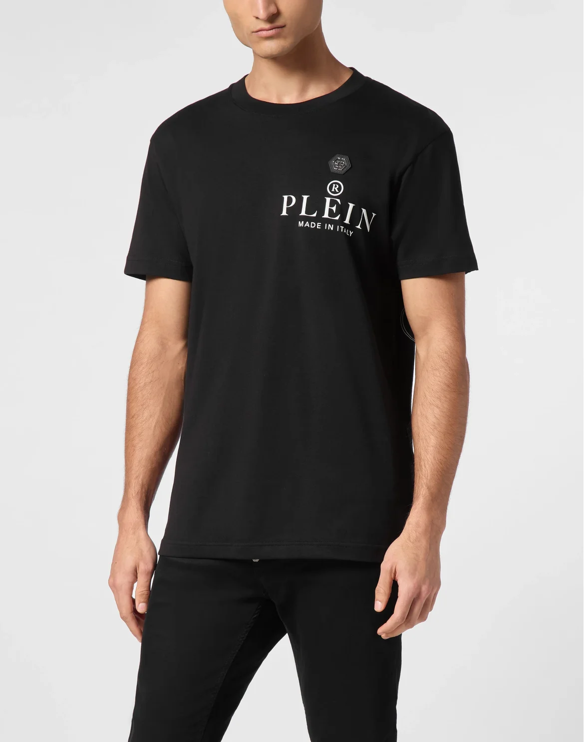 Round Neck T-Shirt, цвет: Черный
