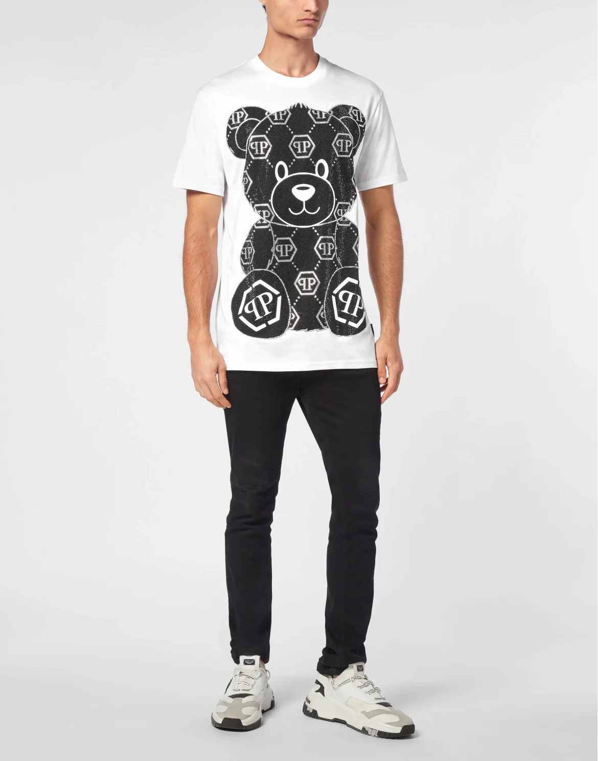 T-shirt Round Neck SS Teddy Bear, цвет: Белый