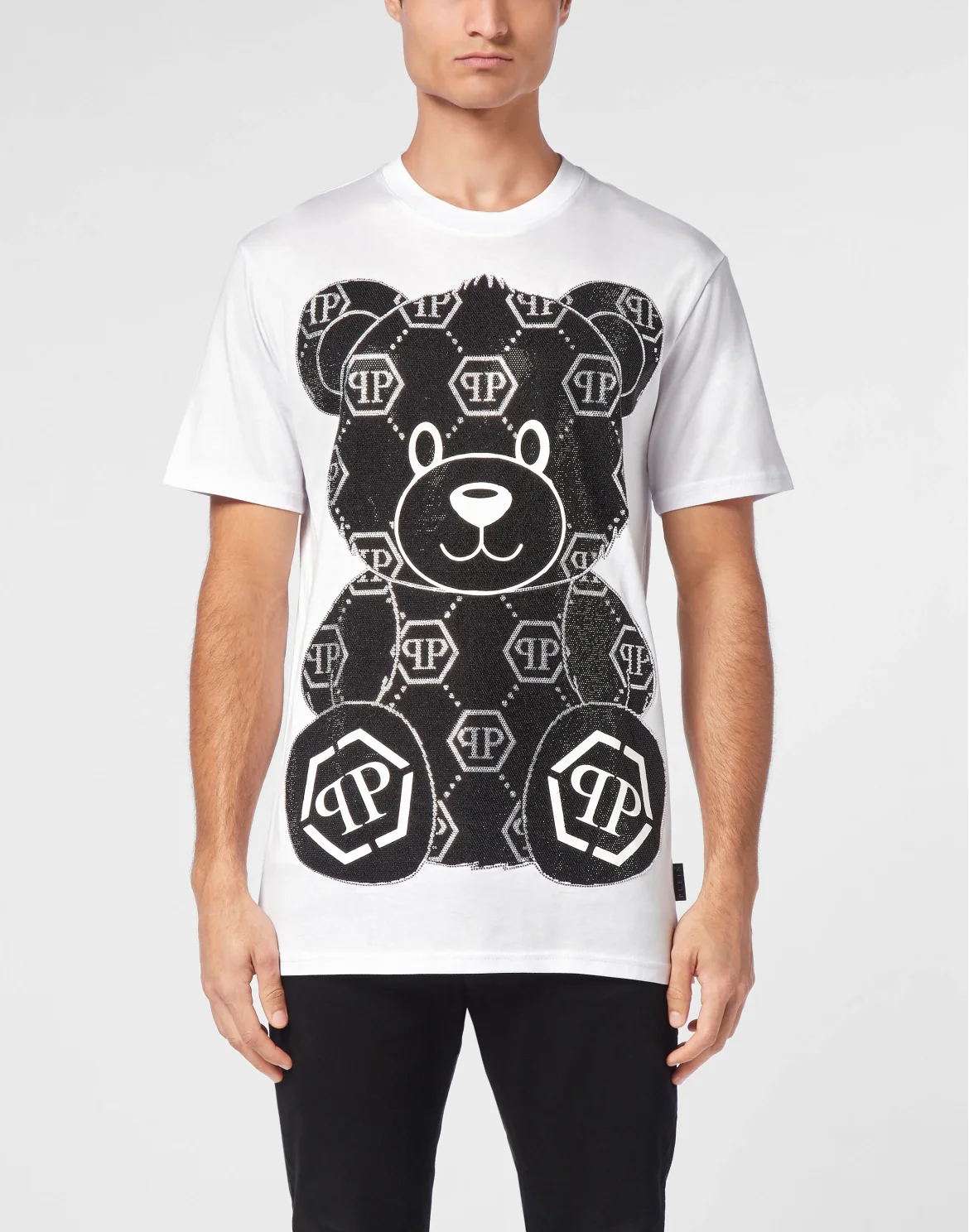 T-shirt Round Neck SS Teddy Bear, цвет: Белый