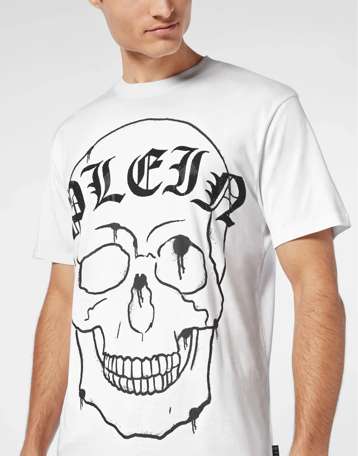 T-shirt Round Neck SS Skull, цвет: Белый