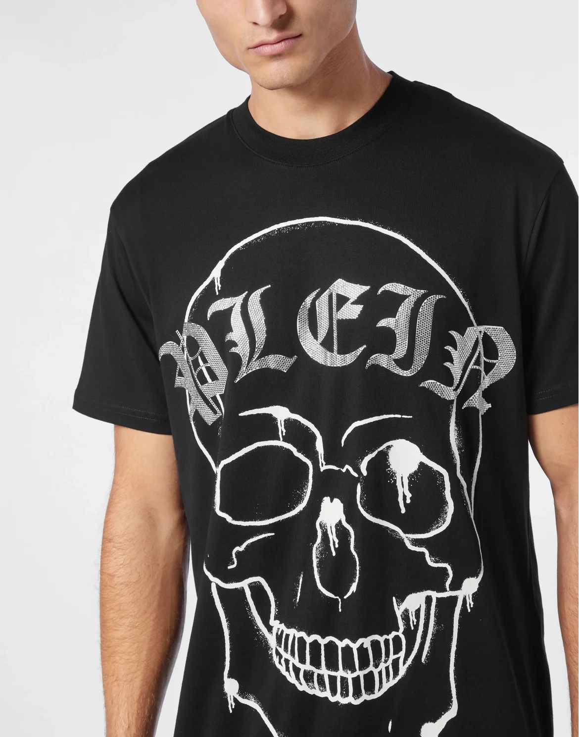 T-shirt Round Neck SS Skull, цвет: Черный