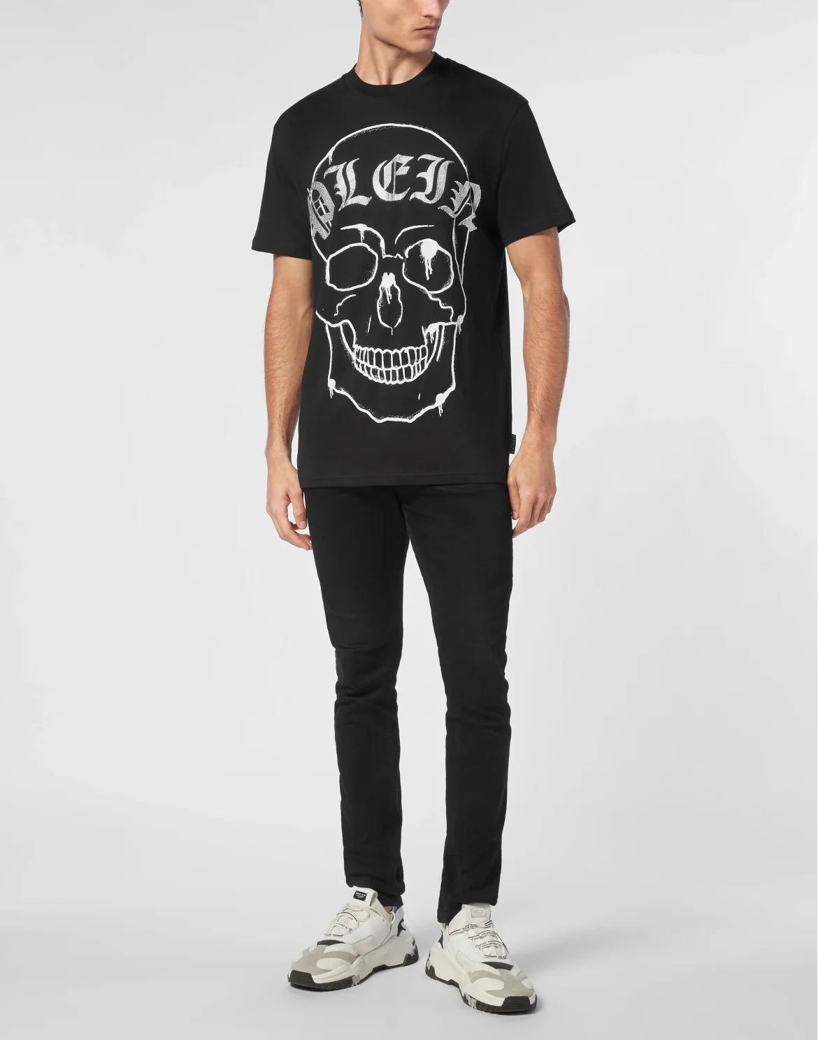 T-shirt Round Neck SS Skull, цвет: Черный