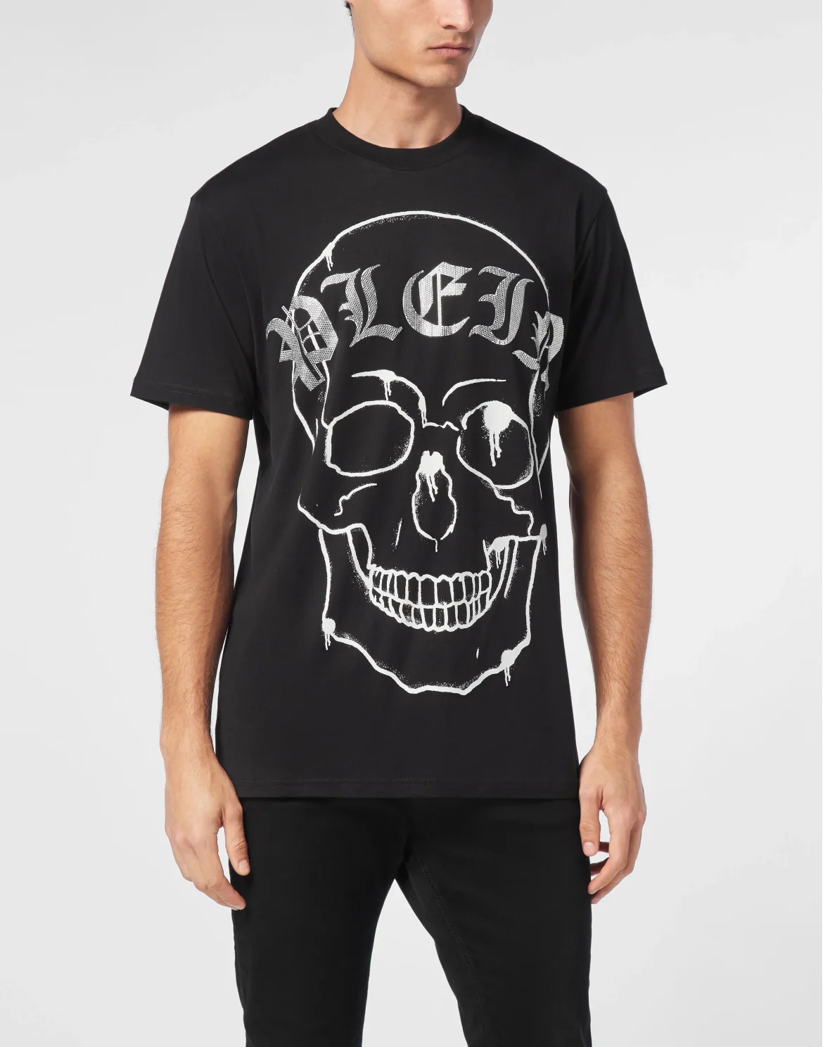 T-shirt Round Neck SS Skull, цвет: Черный