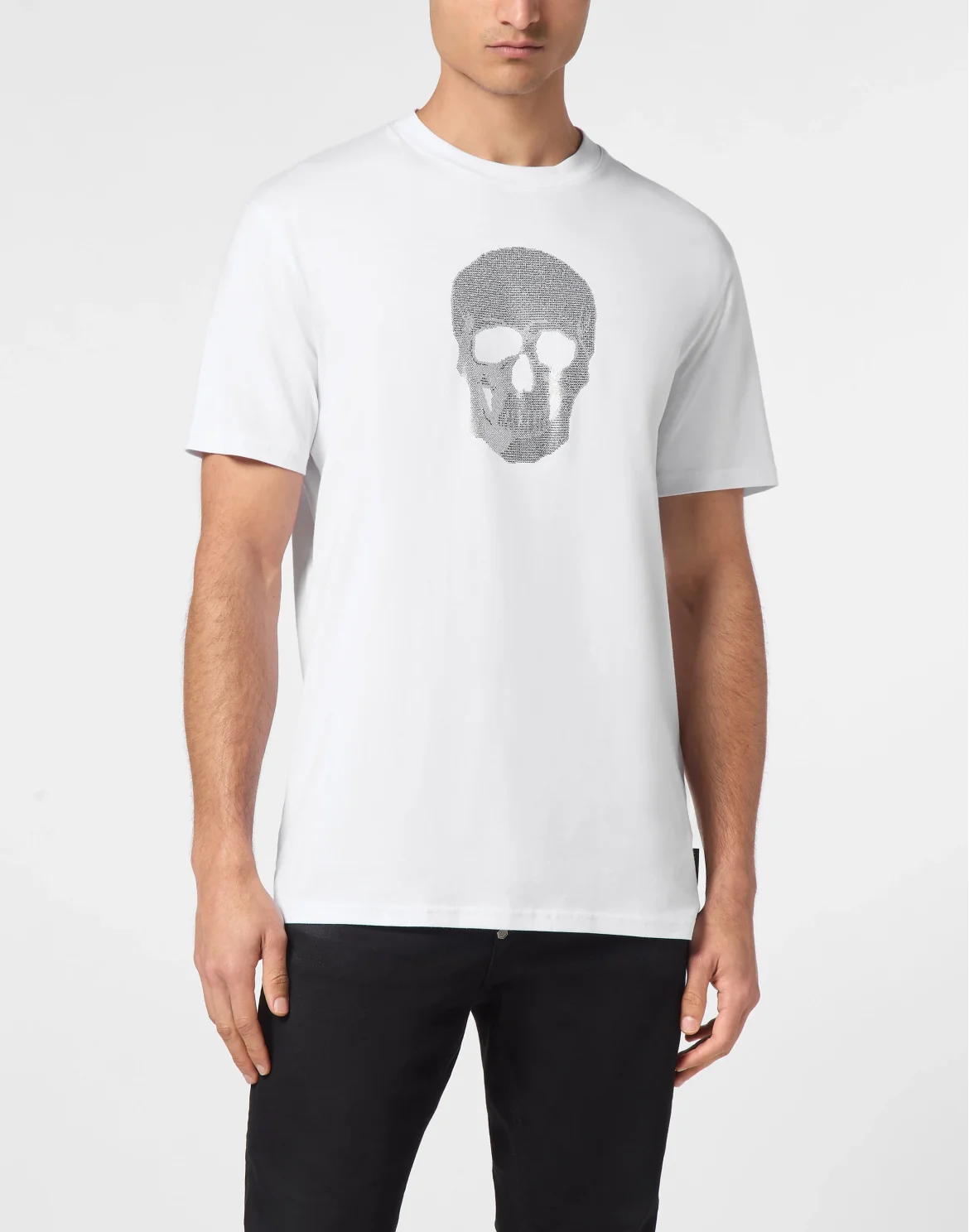 T-shirt Round Neck SS Crystal Skull, цвет: Белый