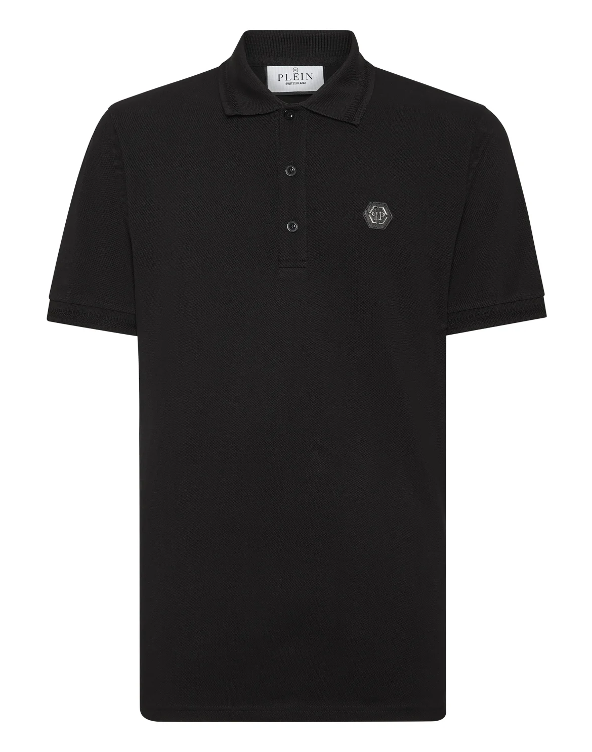 Polo Shirt SS Strass Teddy Bear, цвет: Черный