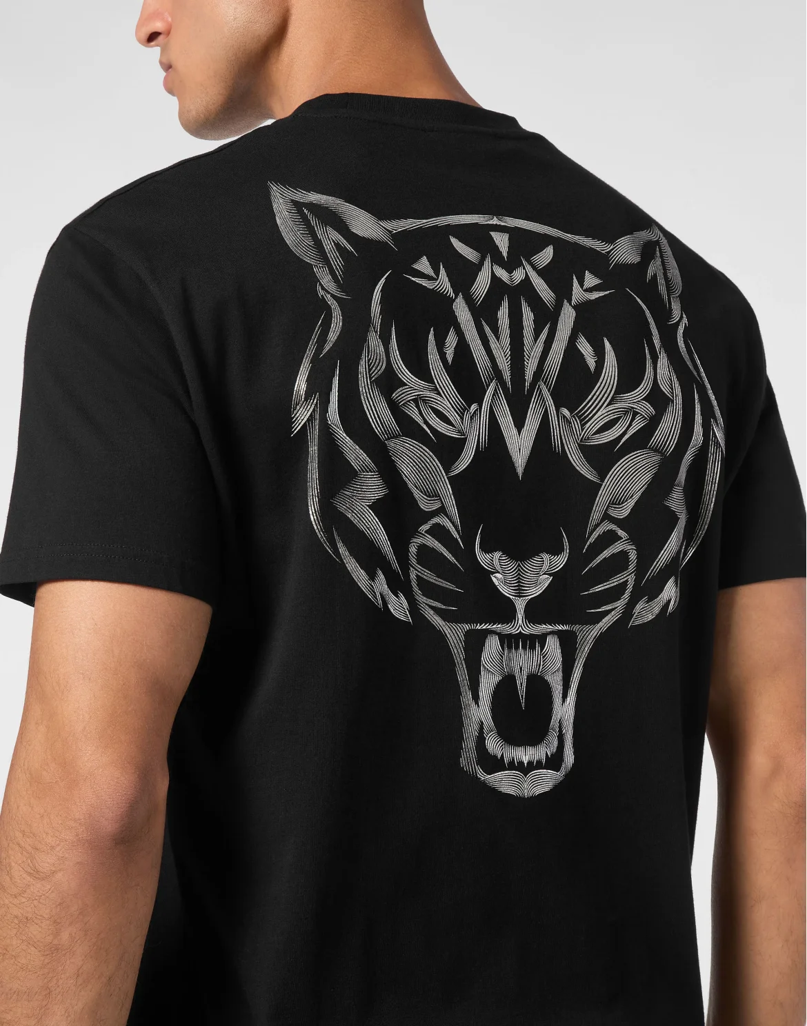 T-shirt Round Neck SS Tiger, цвет: Черный