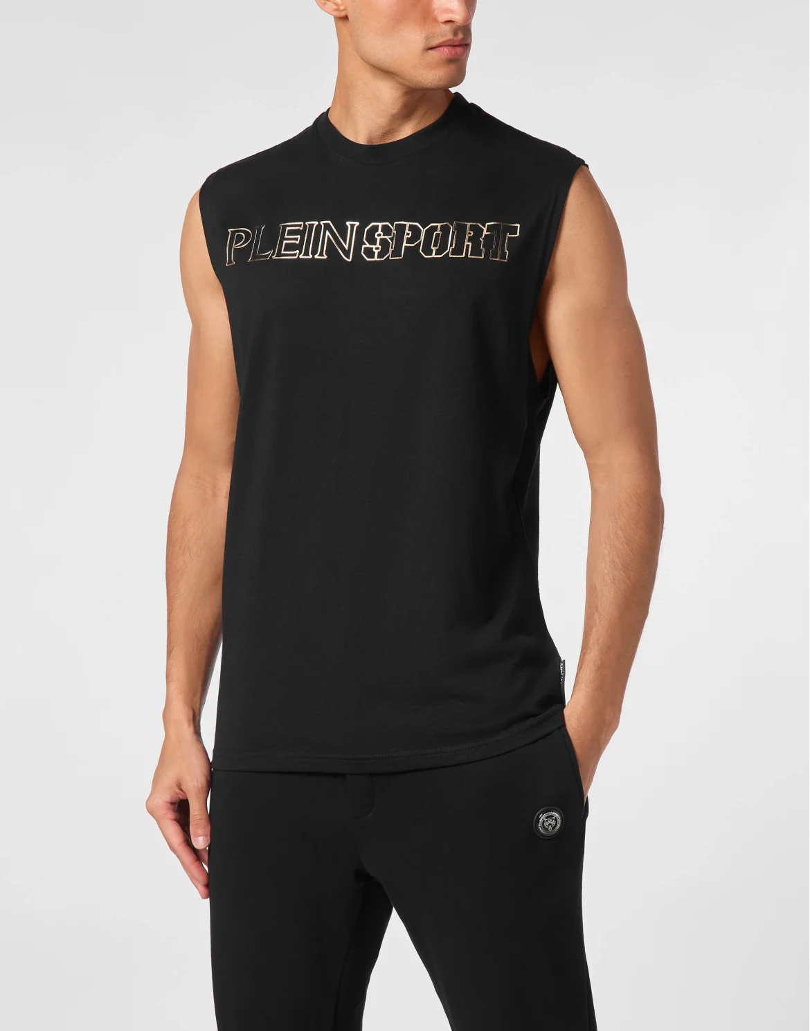 Sleeveless T-shirt Round Neck SS Tiger, цвет: Черный