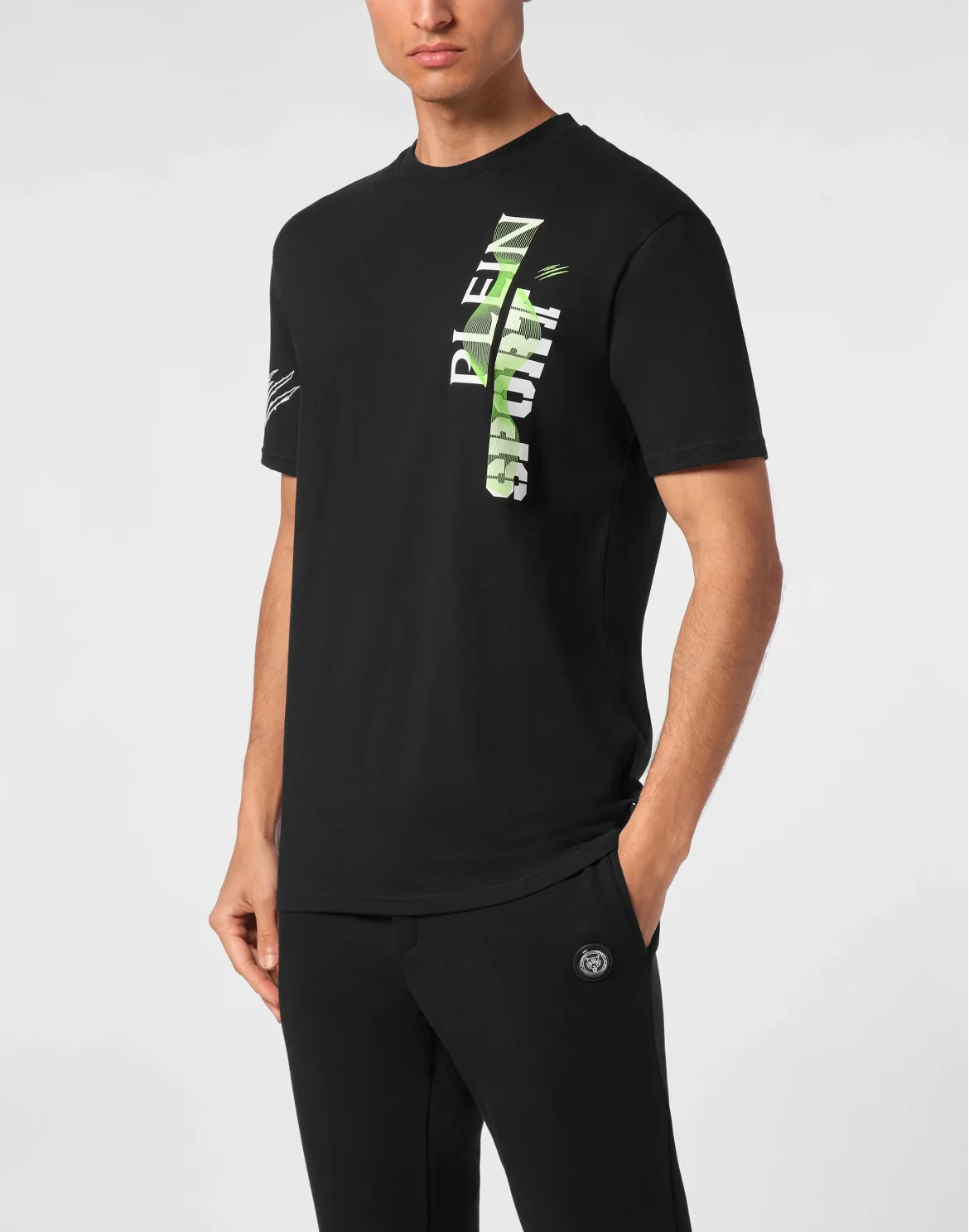 T-shirt Round Neck SS Wave, цвет: Зеленый
