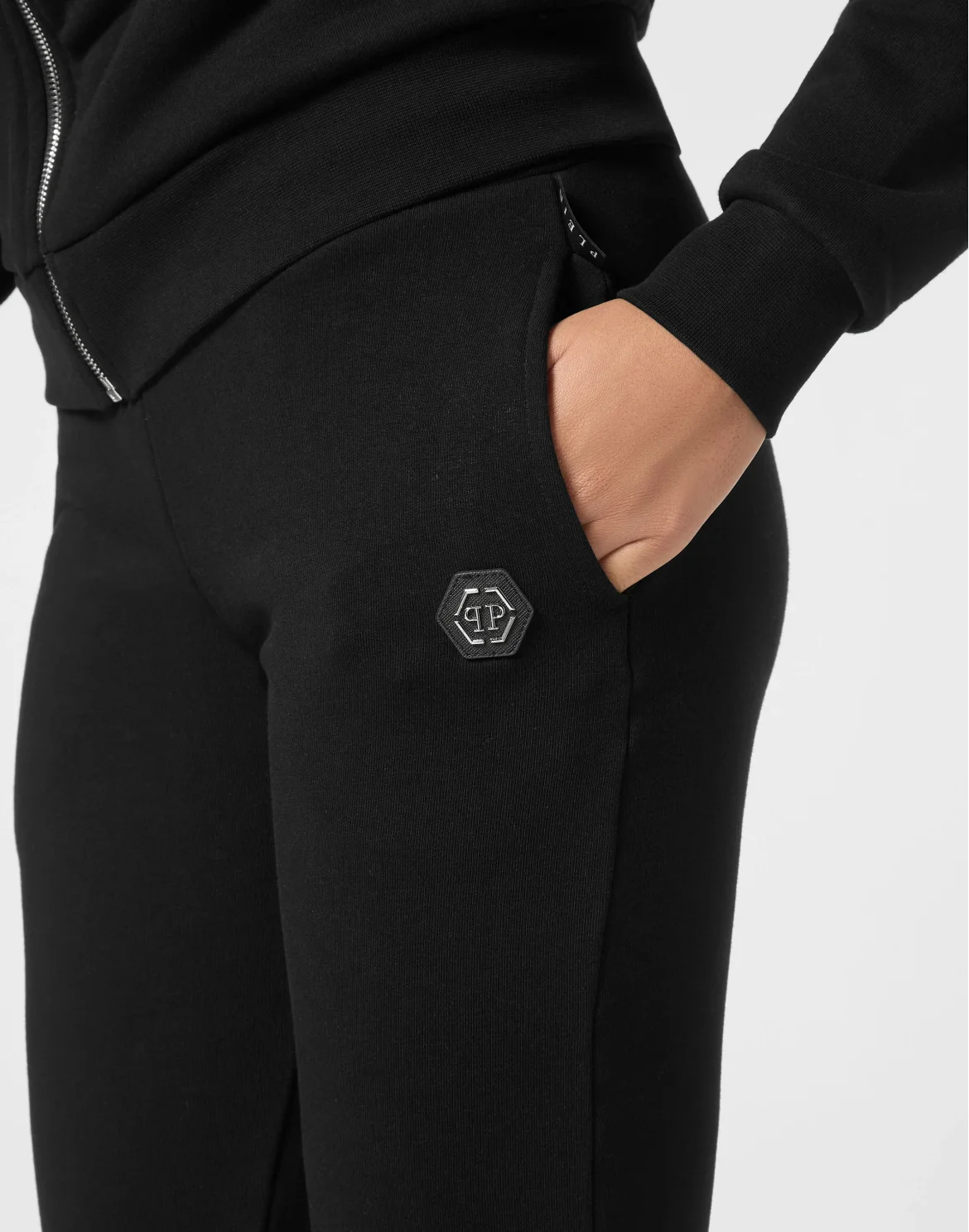 Jogging Set:Hoodie/Trousers Gothic Plein, цвет: Черный