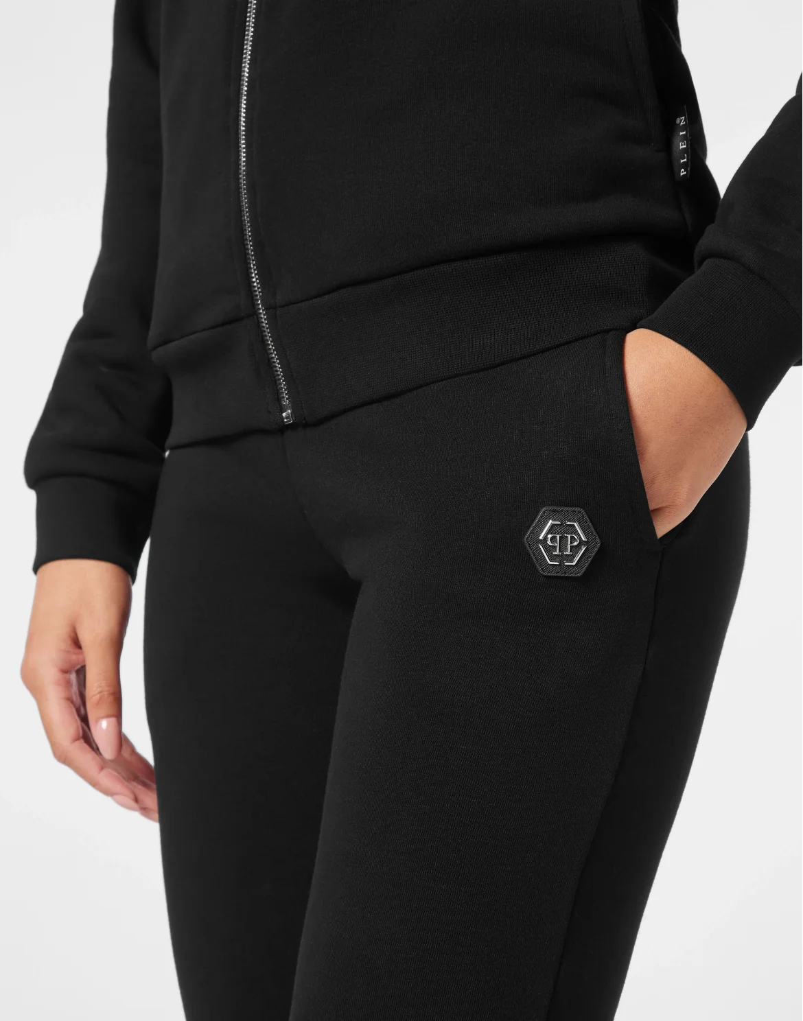 Jogging Set:Hoodie/Trousers Gothic Plein, цвет: Черный