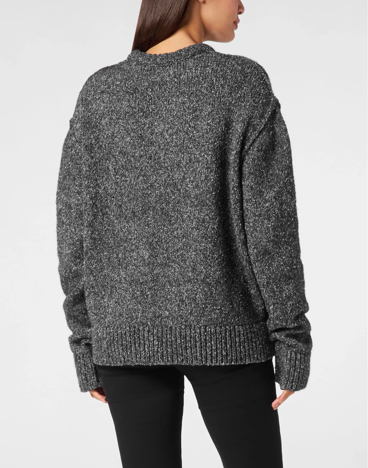 Pullover Round Neck Gothic Plein, цвет: Черный