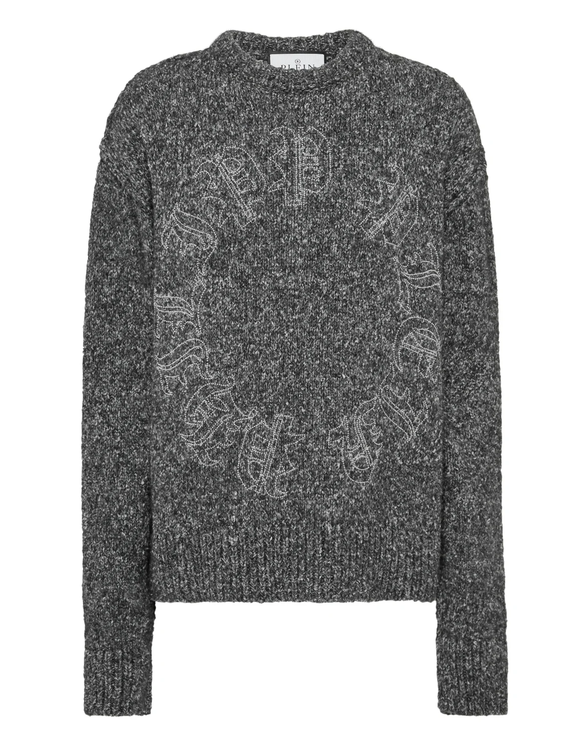 Pullover Round Neck Gothic Plein, цвет: Черный