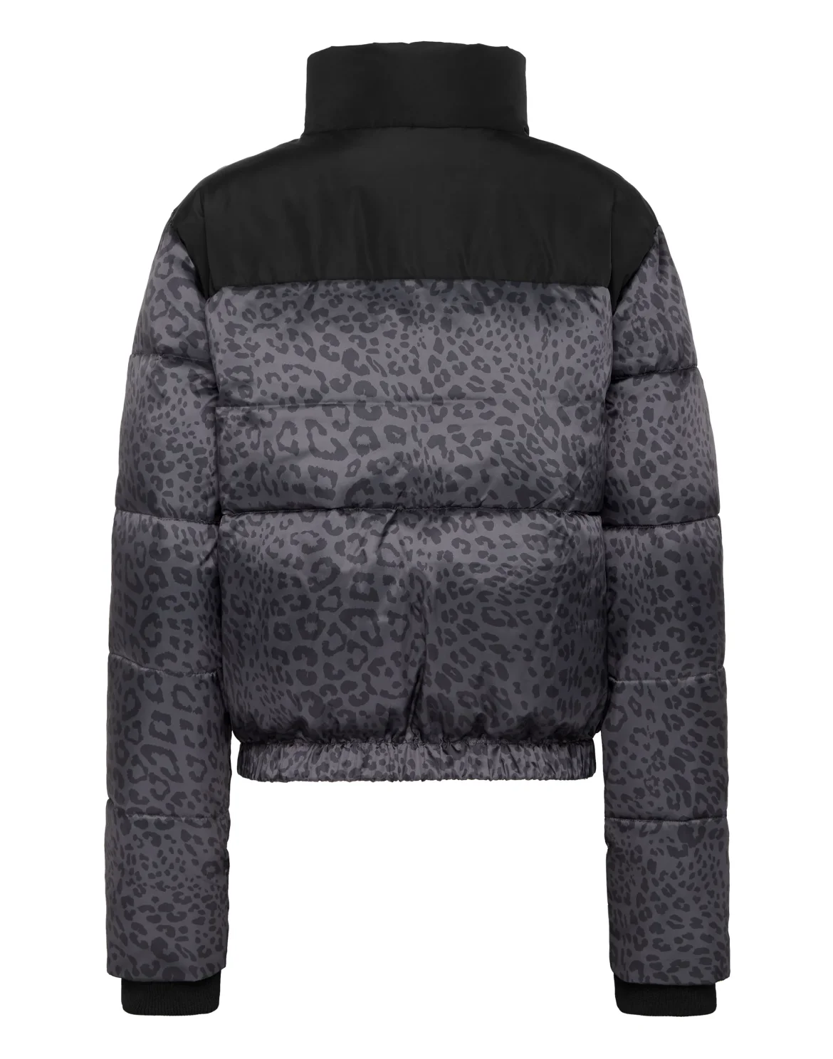 Basic Bomber Leopard, цвет: Черный